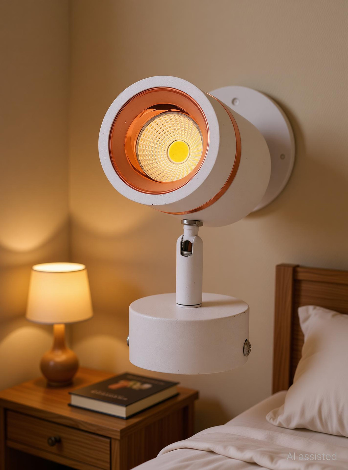 Image of sturlite Eva Spot Light 3W (WW /3000k), Pack of 3, Spot Light Ceiling Lamp (Yellow)
