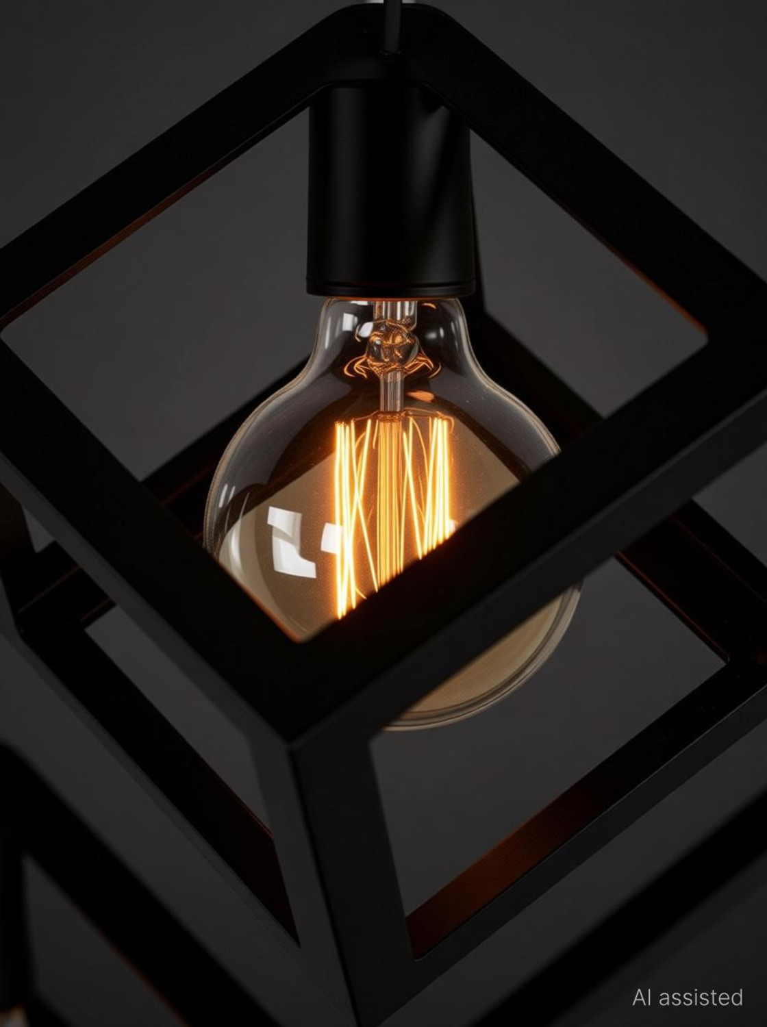 Image of HomesElite Ceiling Light Ceiling Lamp (Black)