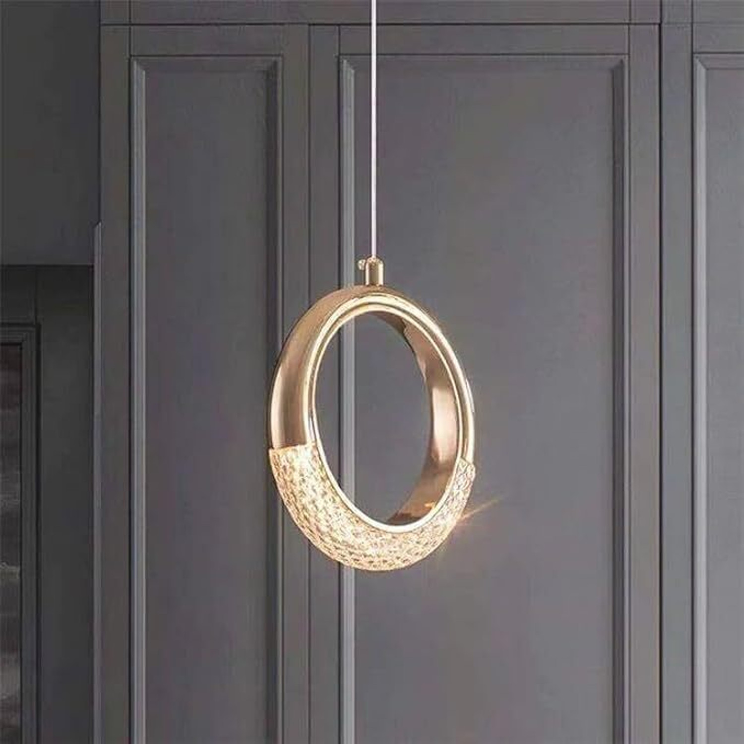 Image of Shri Mahal Antiques Pendant Lamp Ceiling Lamp (Gold)