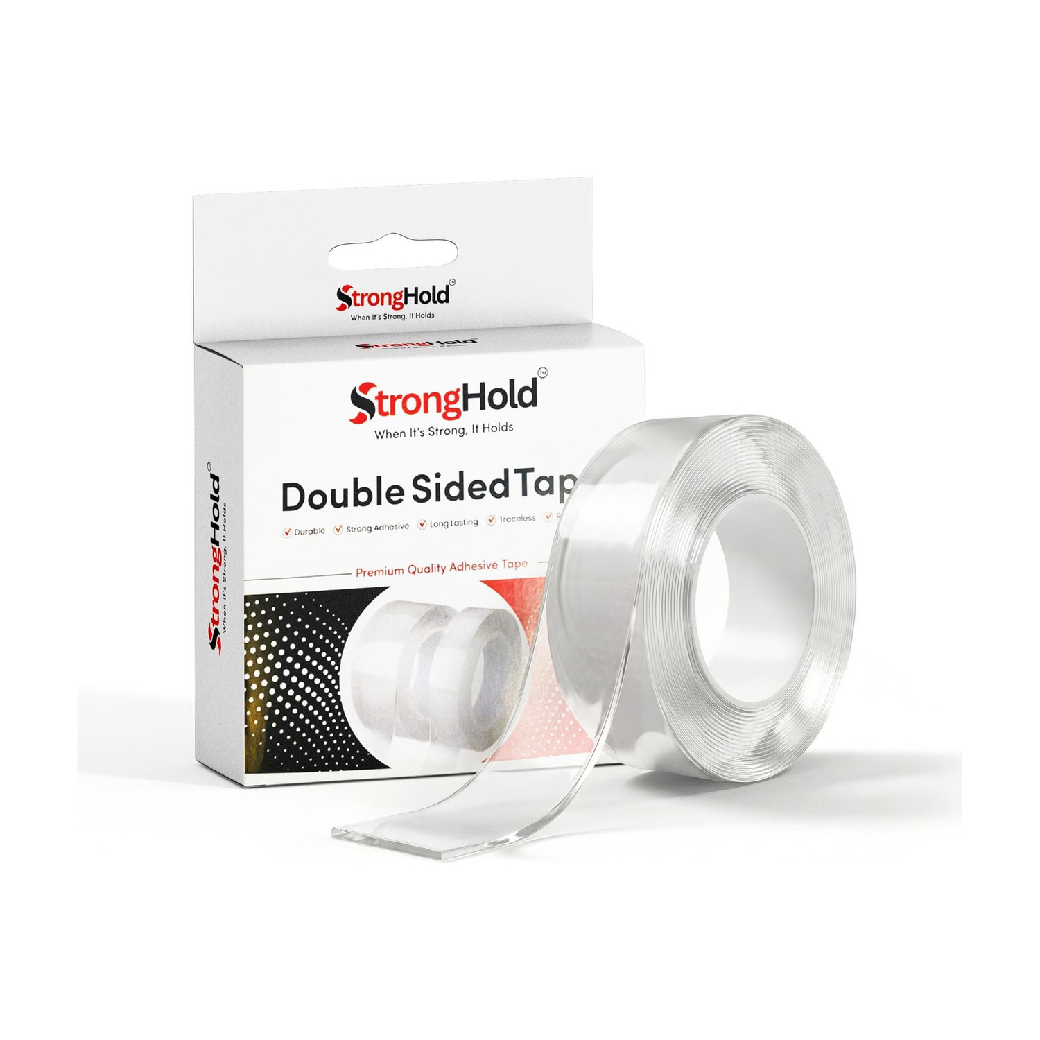 Stronghold 2mm Double Sided Nano Grip Tape - Image 1