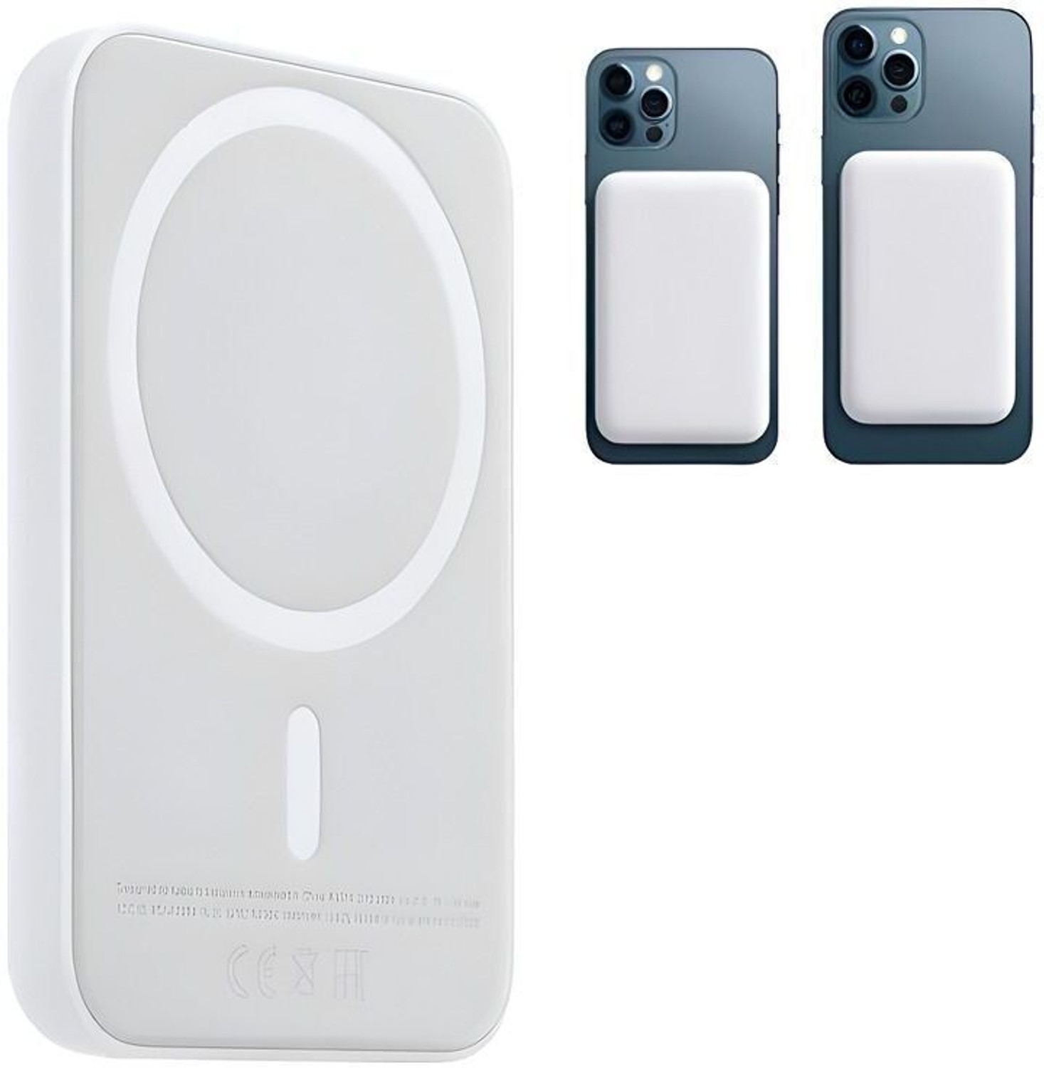 Image of tarunstore Wired & Wireless With MagSafe Mini Pocket Size Power Bank Charging Pad