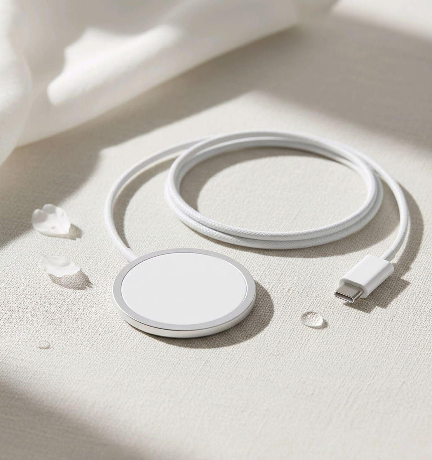 Image of DAKSHWAYHT T800 Ultra Smartwatch Magnetic Mini Wireless Charger Charging Pad