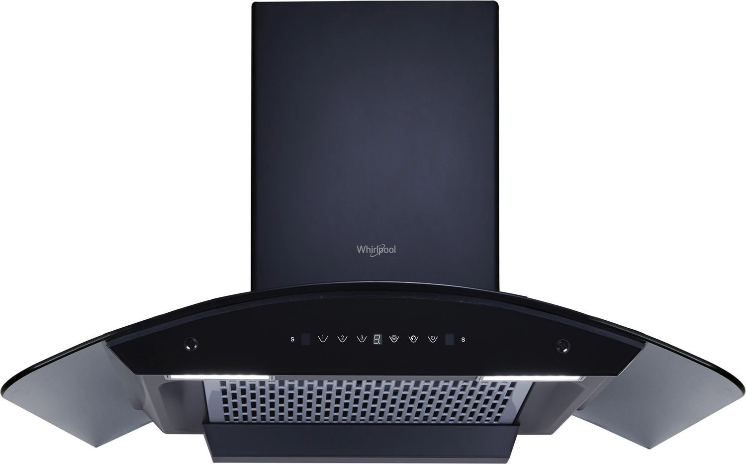 Whirlpool CGFL PRO 904 HAC BK 90 cm Curved Glass Chimney - Image 6