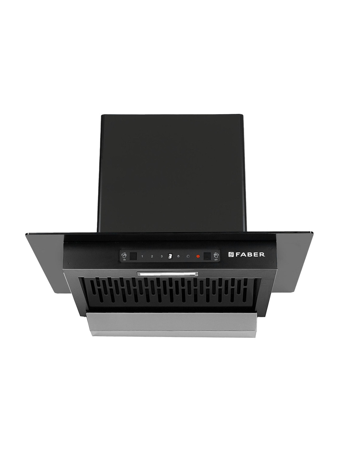 FABER Mercury Pro 60 cm Straight Glass Chimney - Image 1