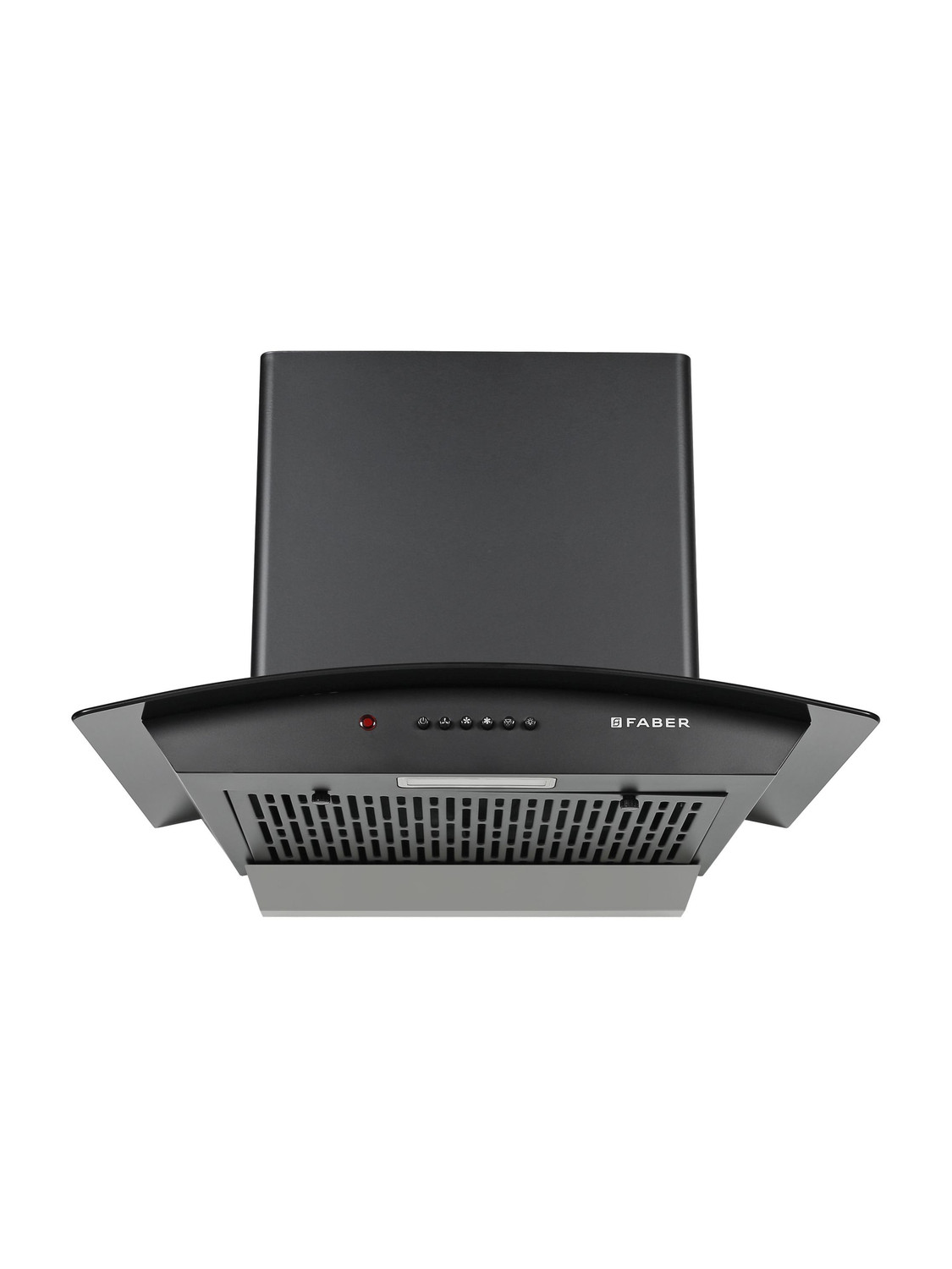 FABER HOOD SYDNEY PRO IN HC PB FL BK 60 1100 CMH 60 cm Curved Glass | Push Button| Autoclean| Powerful Suction |Filterless Technology| Low Noise Auto Clean Chimney