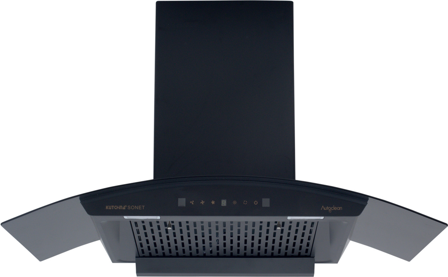 Image of Whirlpool SMARTSENSE ZEN CGFL 604 HAC BLDC BK HOOD 1425 CMH 60 cm Curved Glass 60 cm | BLDC Motor| Smart-Sense Speed Control |Heat Autoclean| Gesture Control|Filterless| Powerful Suction | Low Noise Auto Clean Chimney (Wall Mounted, Black)