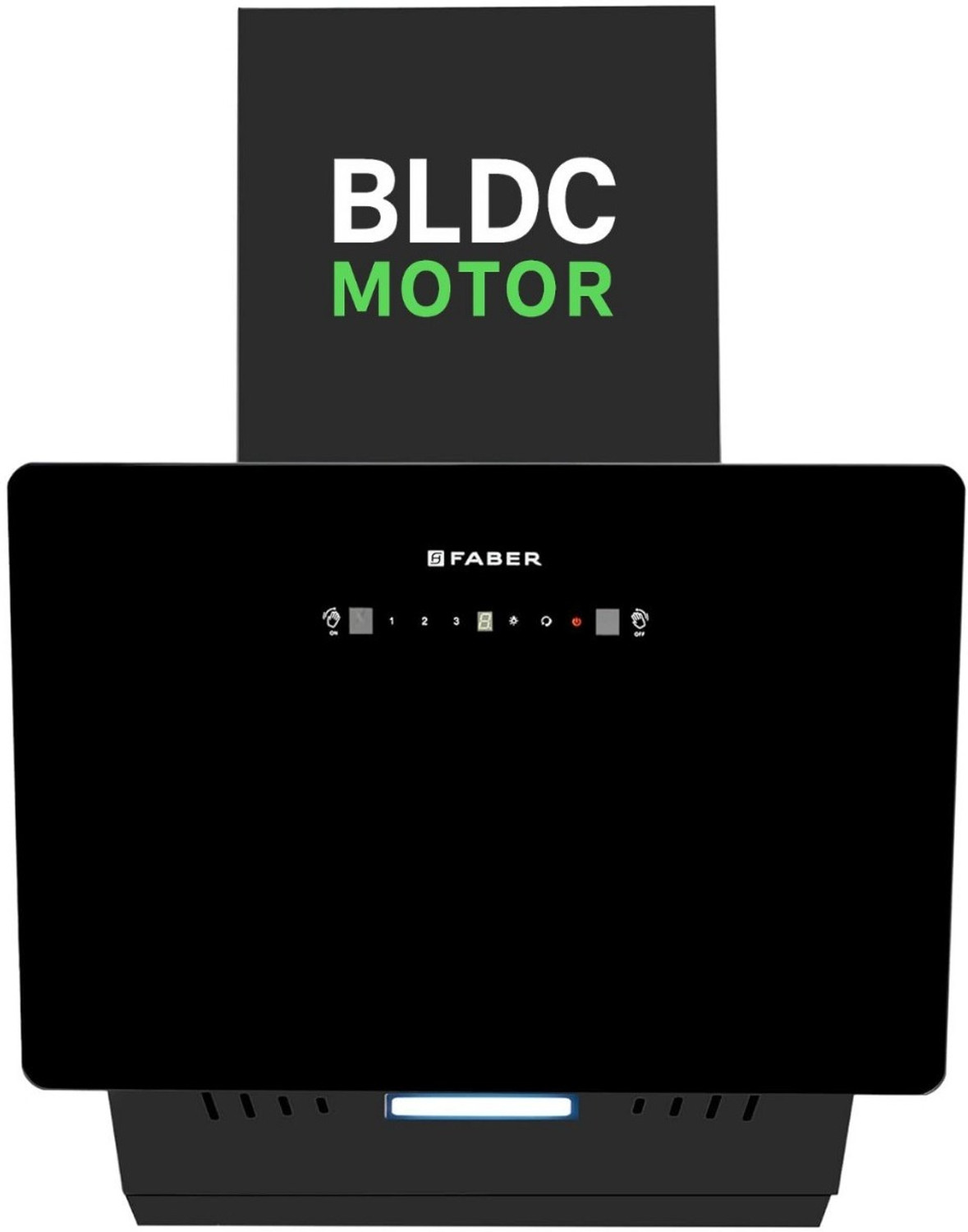 Image of Beyond Appliances Eris 90cm Slant Android Chimney Filter-Less 1500 CMH 60 cm Auto Clean Chimney (Wall Mounted, Black)