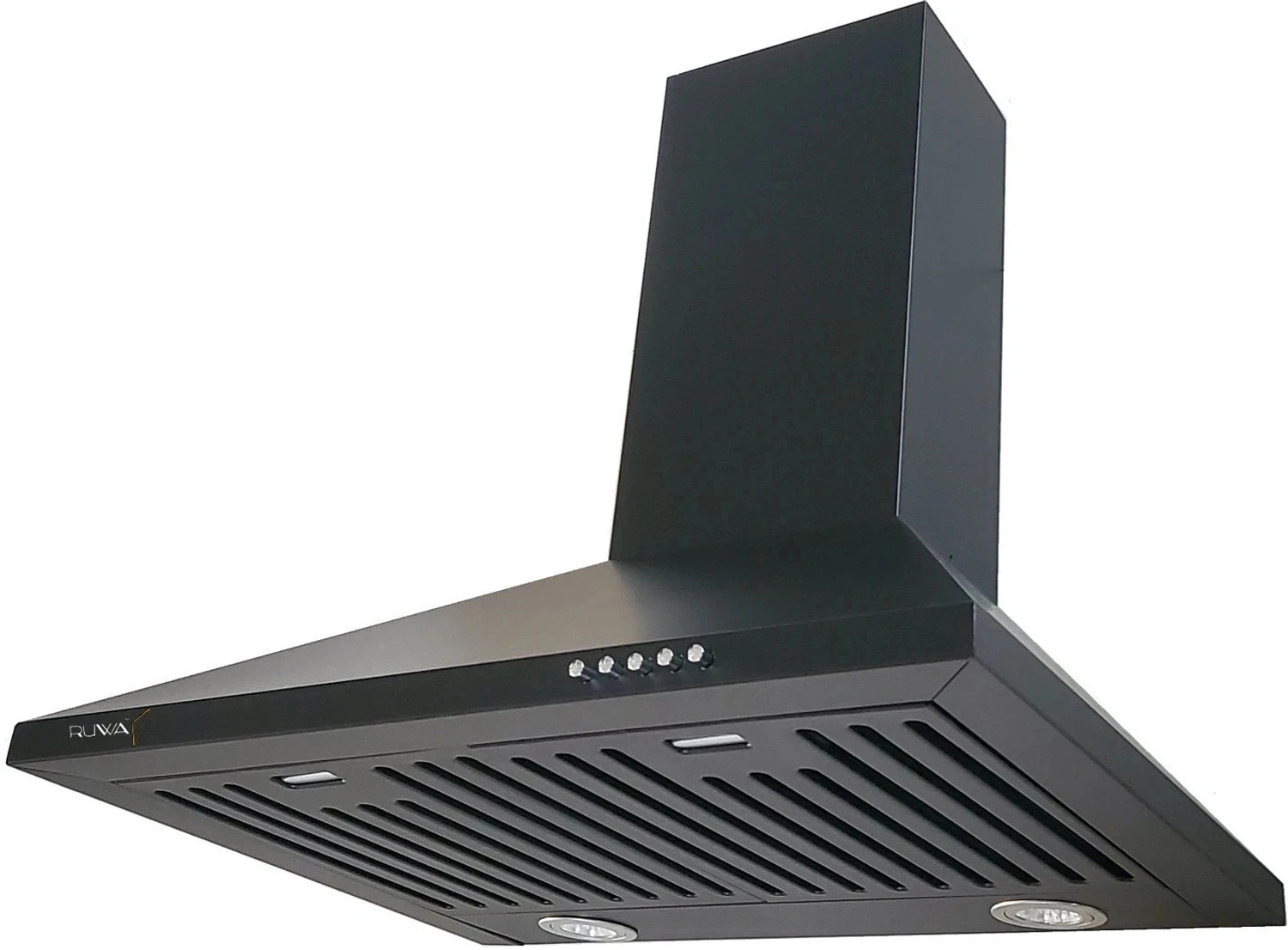 Image of Ashish Blackchimney 1250 CMH 90 cm Auto Clean Chimney (Wall Mounted, Black)