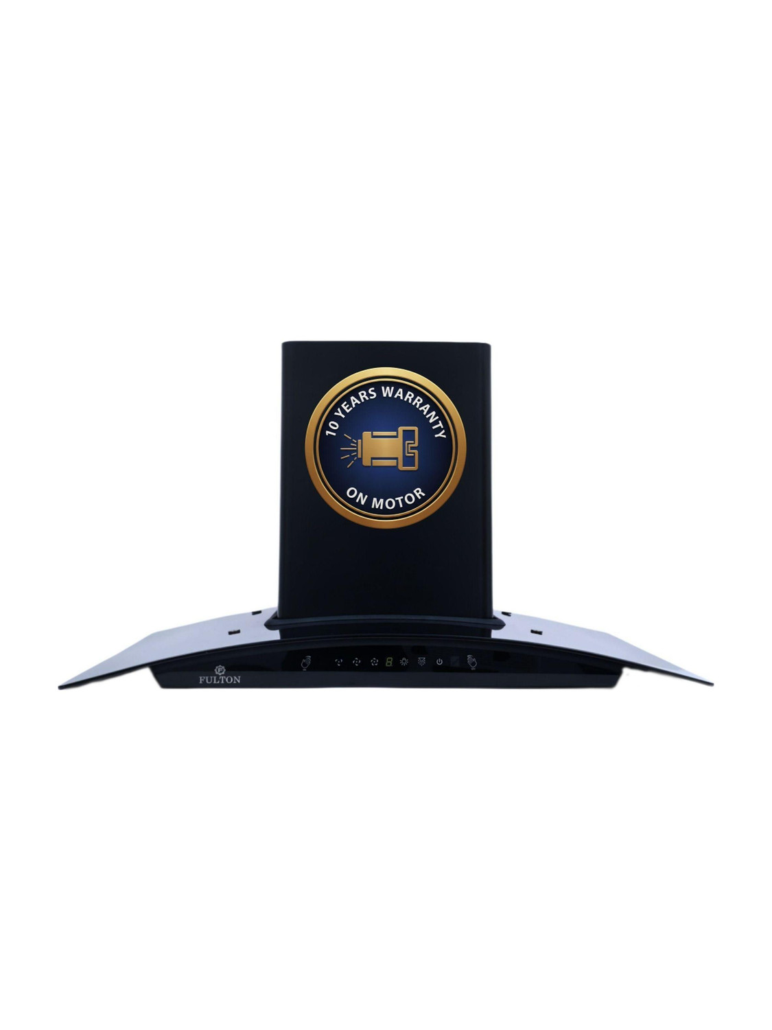 FULTON SILENT PRO 60 Slim Curve Shape 1450 CMH 60 cm Filter less Low Noise Powerful suction Auto Clean Chimney