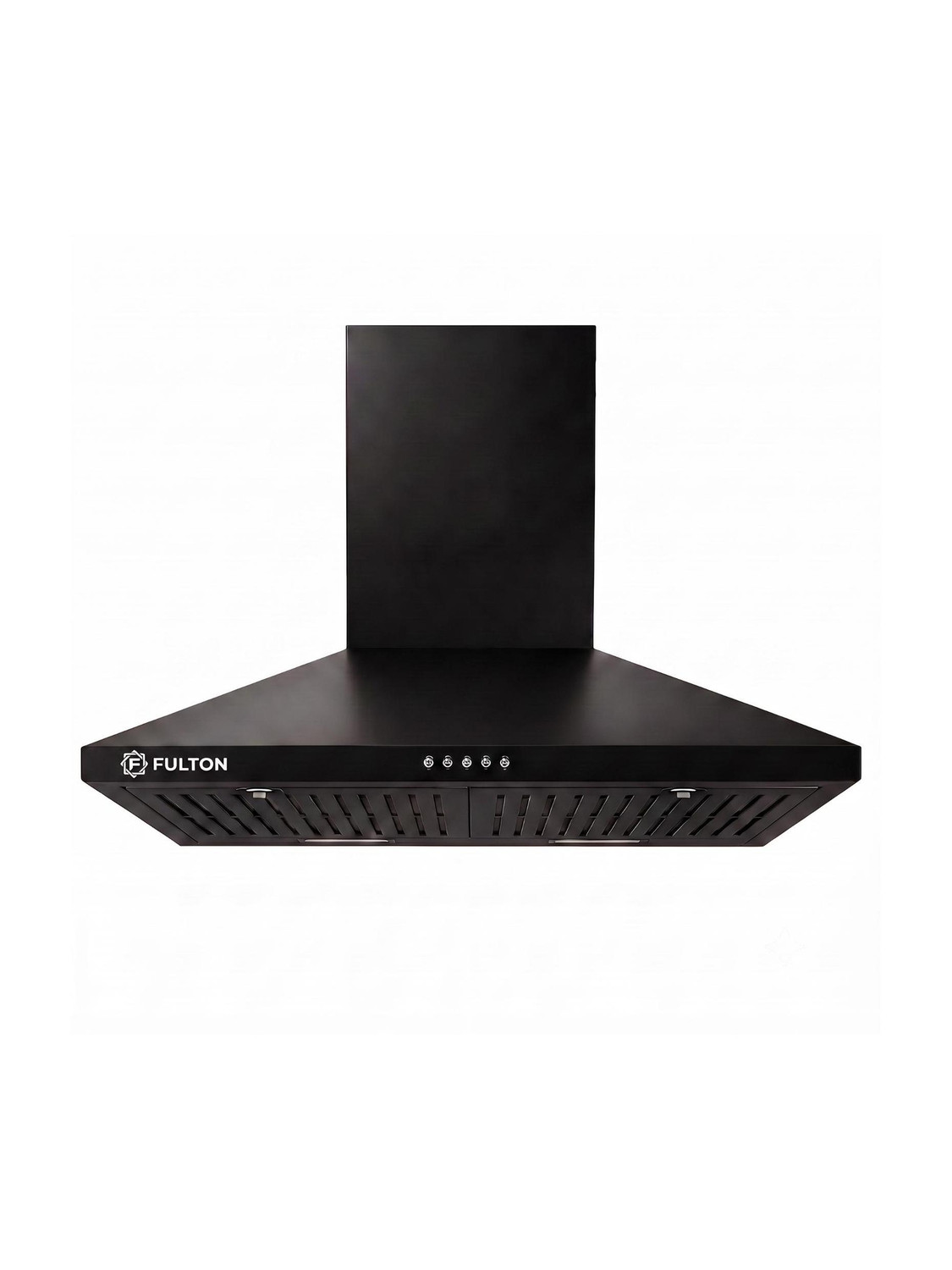 FULTON PYRAVOLT Pyramid Shape 75 BFKitchen Hood Chimney 1200 CMH 75 cm Push Button Baffle Filter Powerful suction Chimney