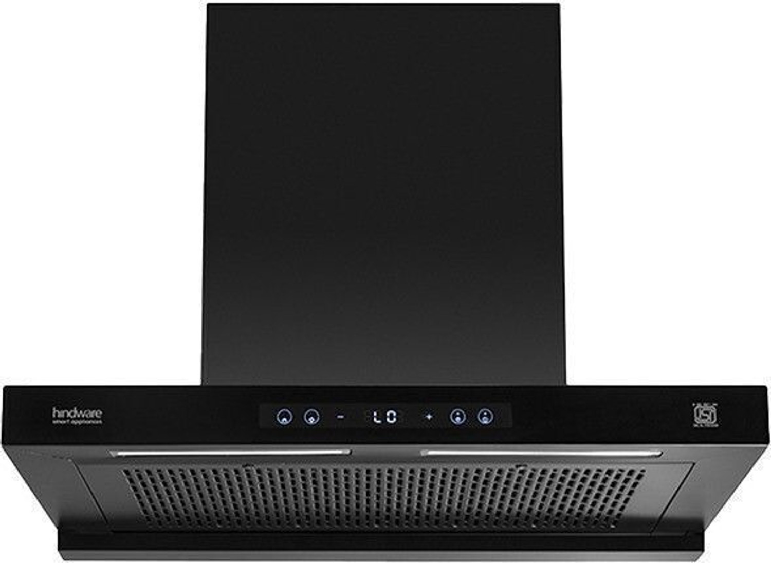 Image of LIVPURE Ether-75 1350 CMH 75 cm Auto Clean Chimney (Wall Mounted, Black)