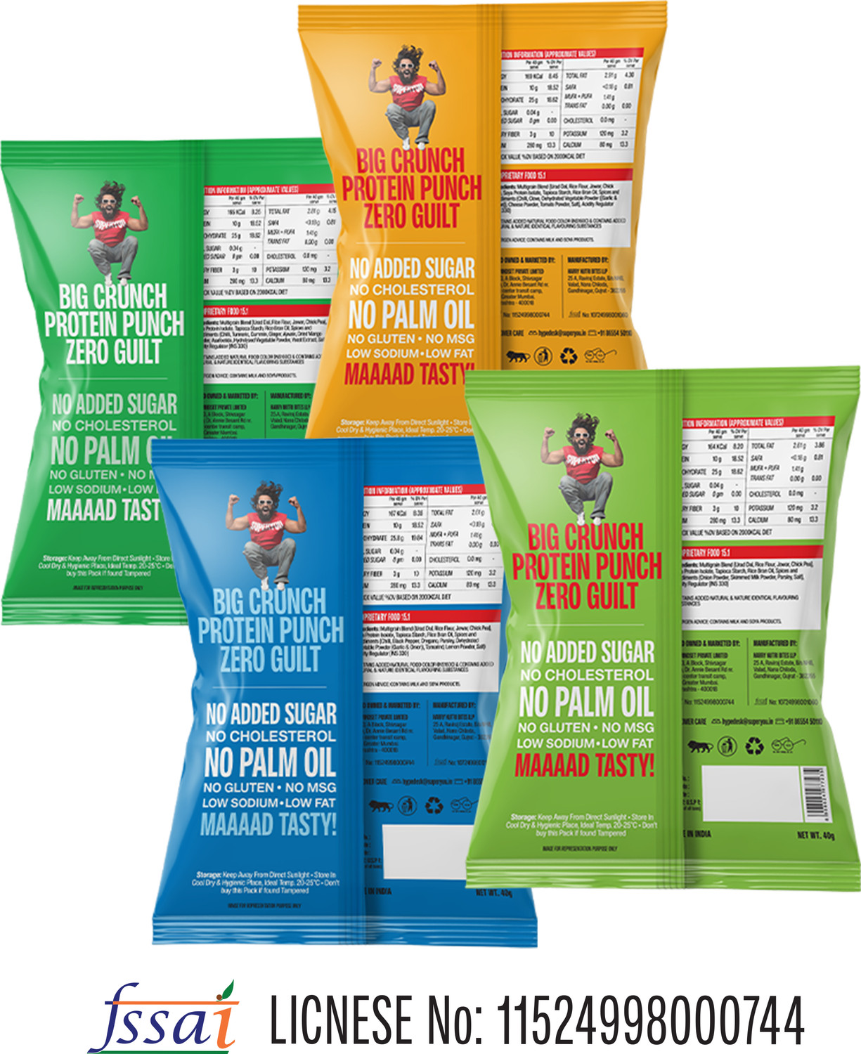 Image of SUPERYOU Multigrain Protein Chips Assorted 10g Protein,3g Fiber,Healthiest Protein Snack Chips (10 x 40 g)