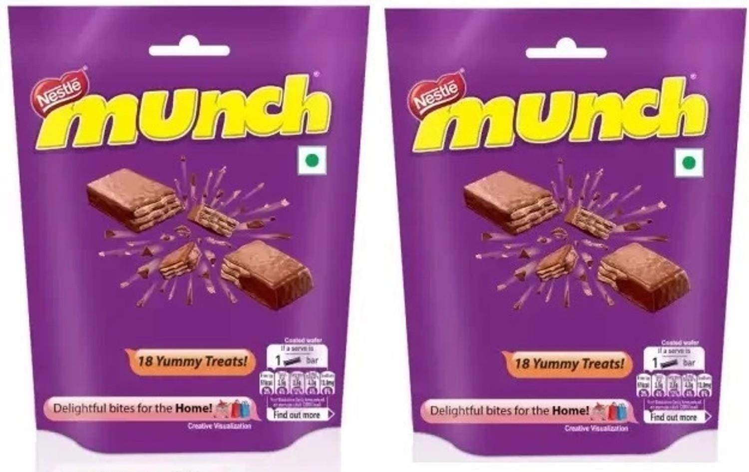 Image of NESTLE KitKat Chunky Milk Chocolate, 2 x 40g Bar (2 x 40 g)