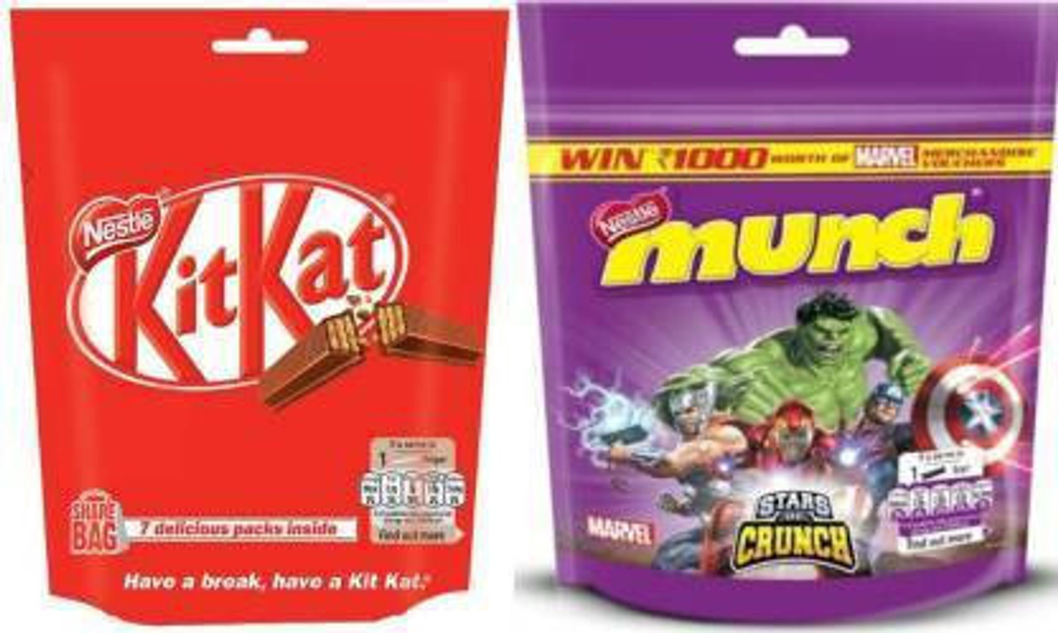 Image of NESTLE KitKat Chunky Milk Chocolate, 2 x 40g Bar (2 x 40 g)