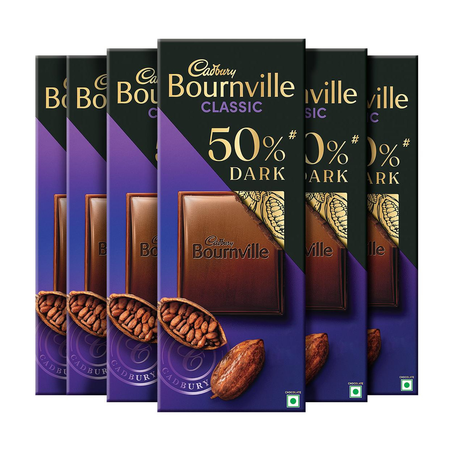 Image of Amul 99% CACAO ULTIMATE DARK CHOCOLATE SUPER DELICIOUS Bar (2 x 125 g)