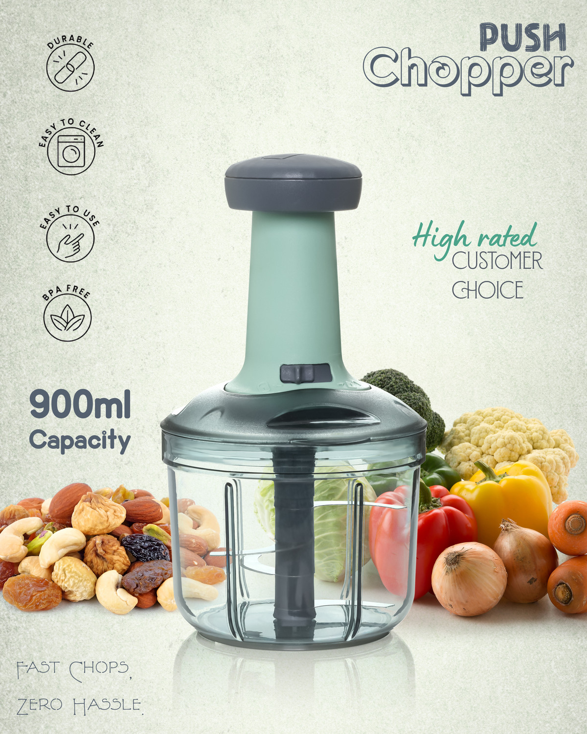 OFFYX Big size hand push 900 ML with thumbnail 6