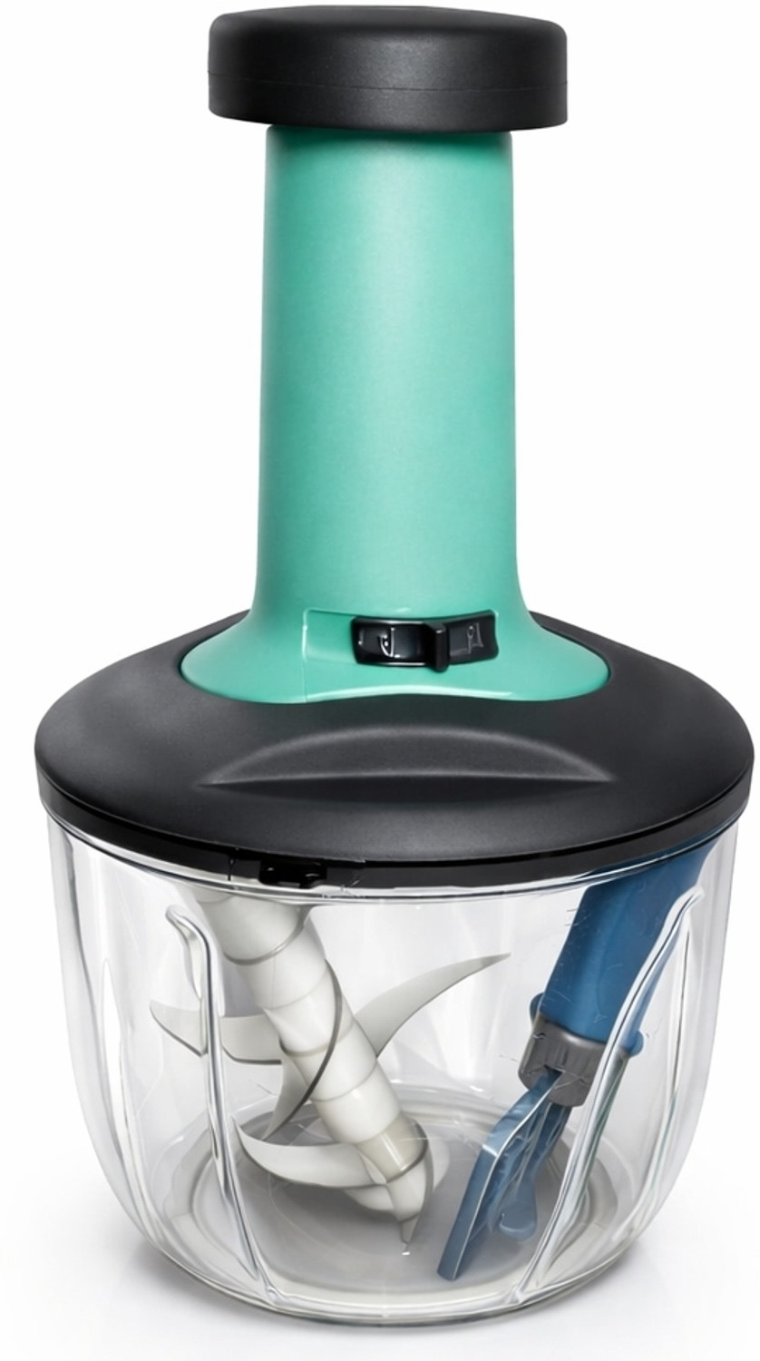 Image of Laksh Premium Quality Vegetable Chopper with 6 Sharp Stainless Steel Blades - Vegetable & Fruit Chopper (1 Chopper)