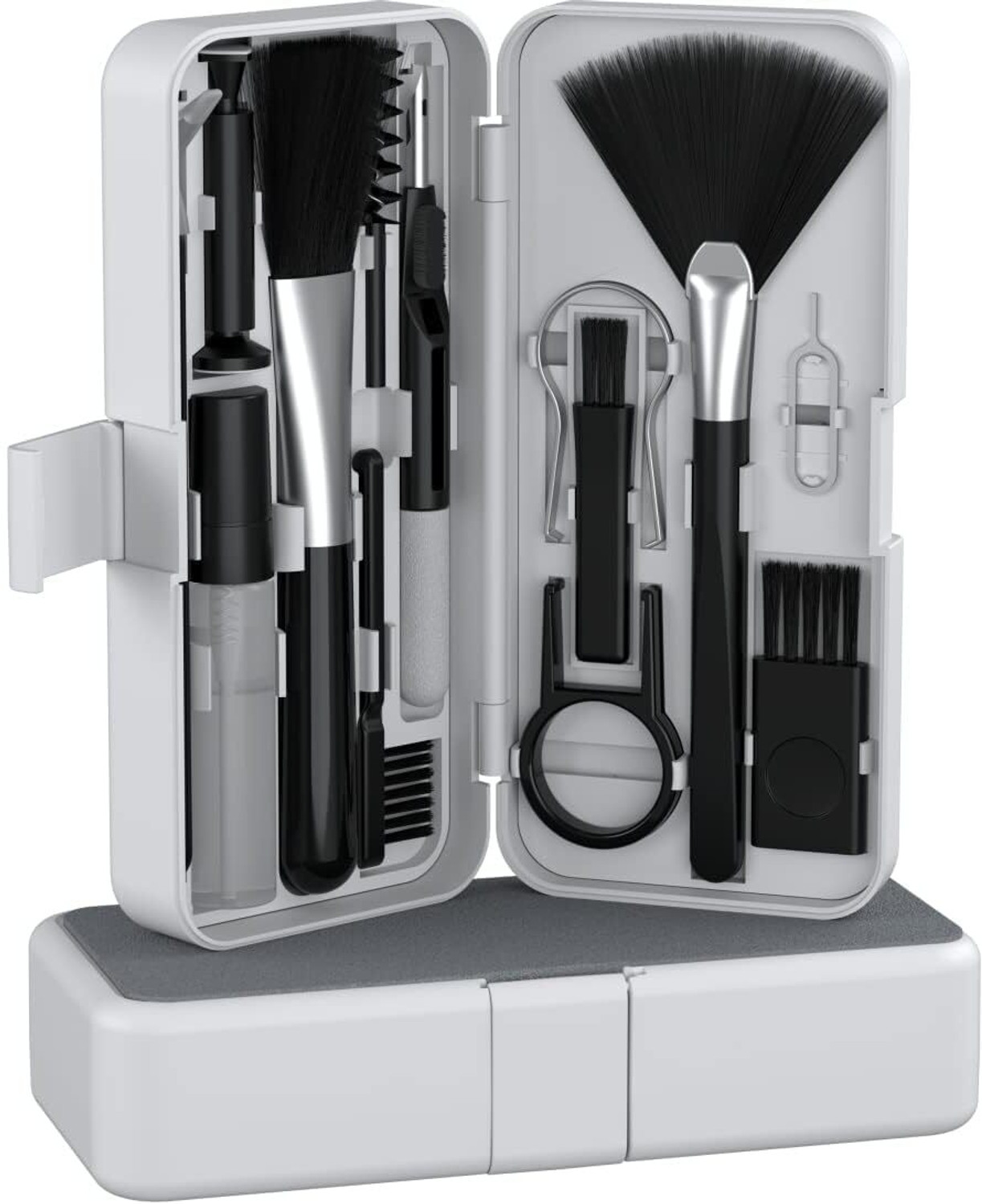 Image of Gizga Essentials 11-in-1 Screen Cleaning Kit with 150ml Spray Air Blower, Lens Tissues, Wipes for Computers, Gaming, Laptops, Mobiles (GG30-PRO)