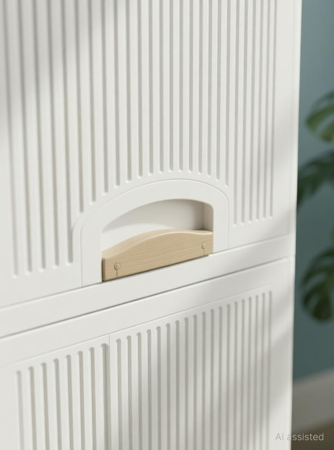 Image of MAXTID 6 Layer White Organizer Cabinet for Bathroom & Utility Drawer Divider (Plastic)