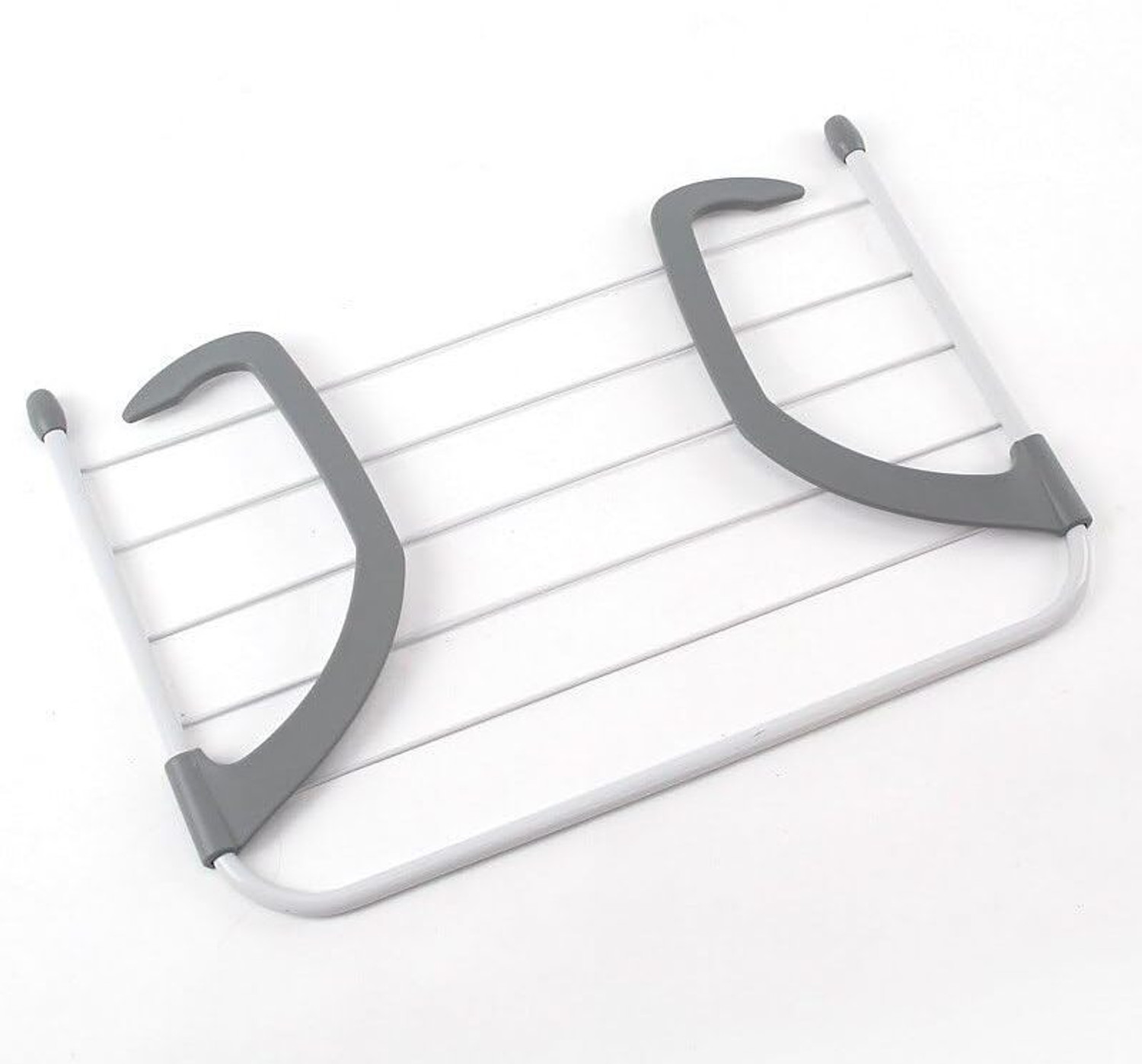 Image of right kitchen Steel Floor Cloth Dryer Stand SS STAINLESS STEEL CLOTH DRYING STAND Size 56x25x43 (4 Tier)