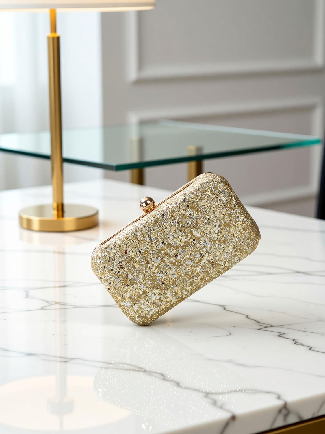Image of Toobacraft Party Gold, Silver Clutch - Regular Size