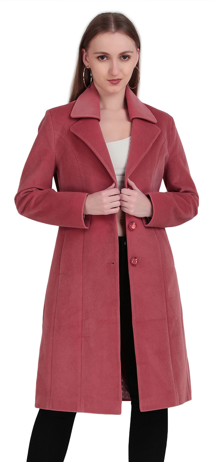 Image of ATHENA Wool Solid Coat For Women