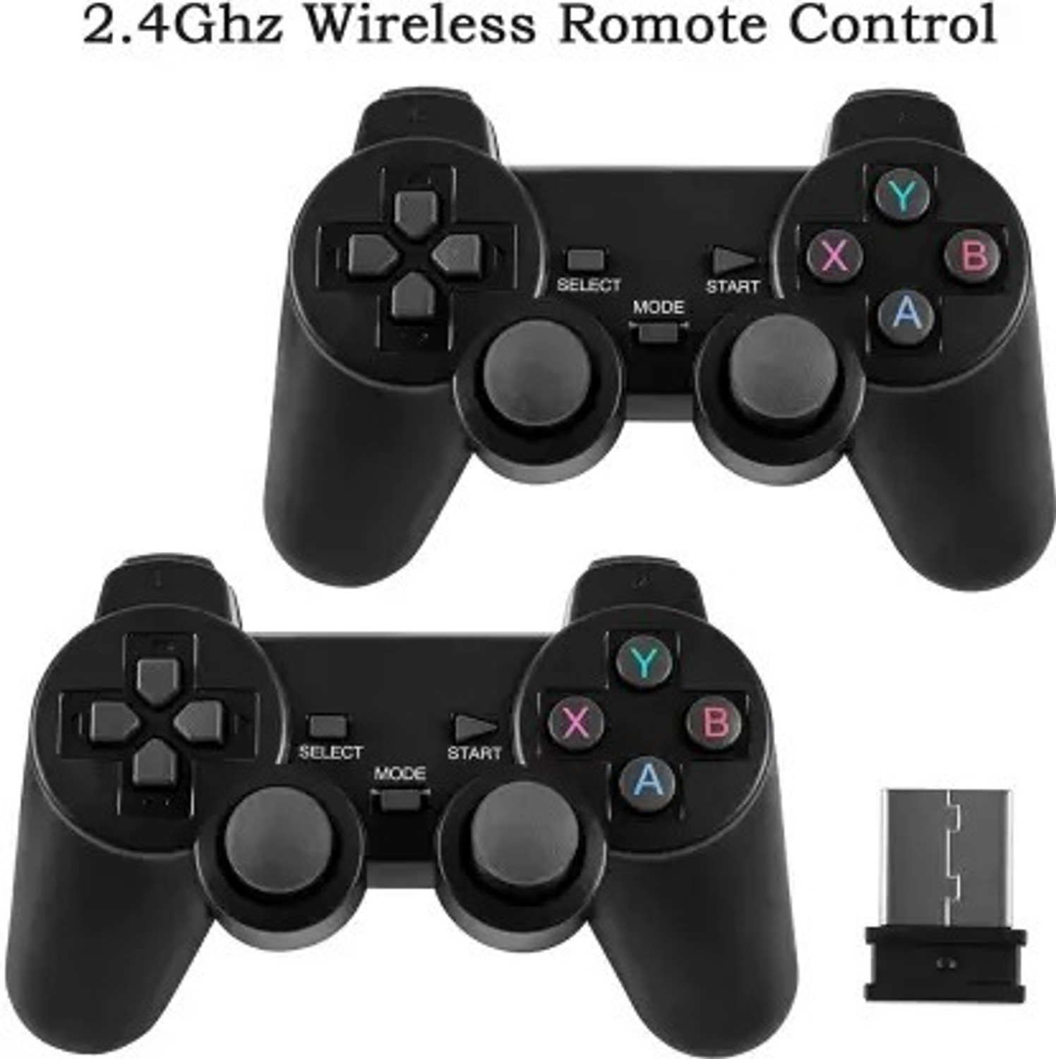 Image of Ax02 Game Stick 4K wireless Console Built-in 15k+ Classic Games HDMI Dual Player 25th Anniversary Edition (Code in the Box - for Switch)