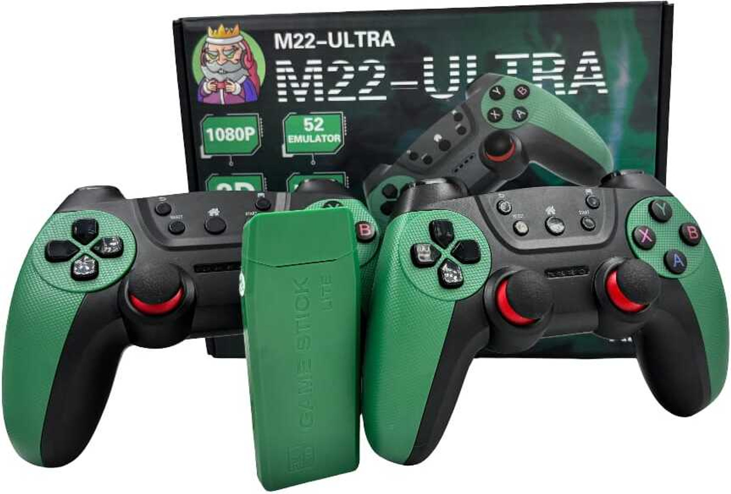 Image of M22 Ultra Game Console with Wireless Controller, 52 Emulators & 30,000+ Games Special Edition (Code in the Box - for 3DS)