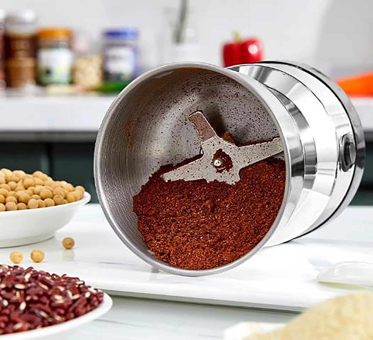 Image of Manasa EEG25 200 W Mixer Grinder (Electric Grinder | 1 Jar | Multicolor)