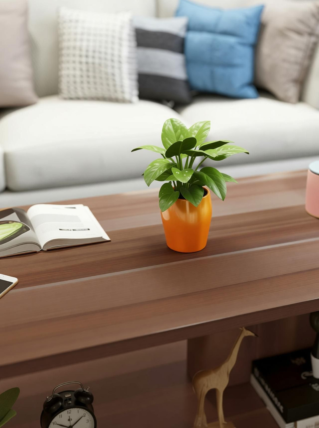 Image of matterhorn Engineered Wood Coffee Table (Finish Color - BROWN, DIY(Do-It-Yourself))
