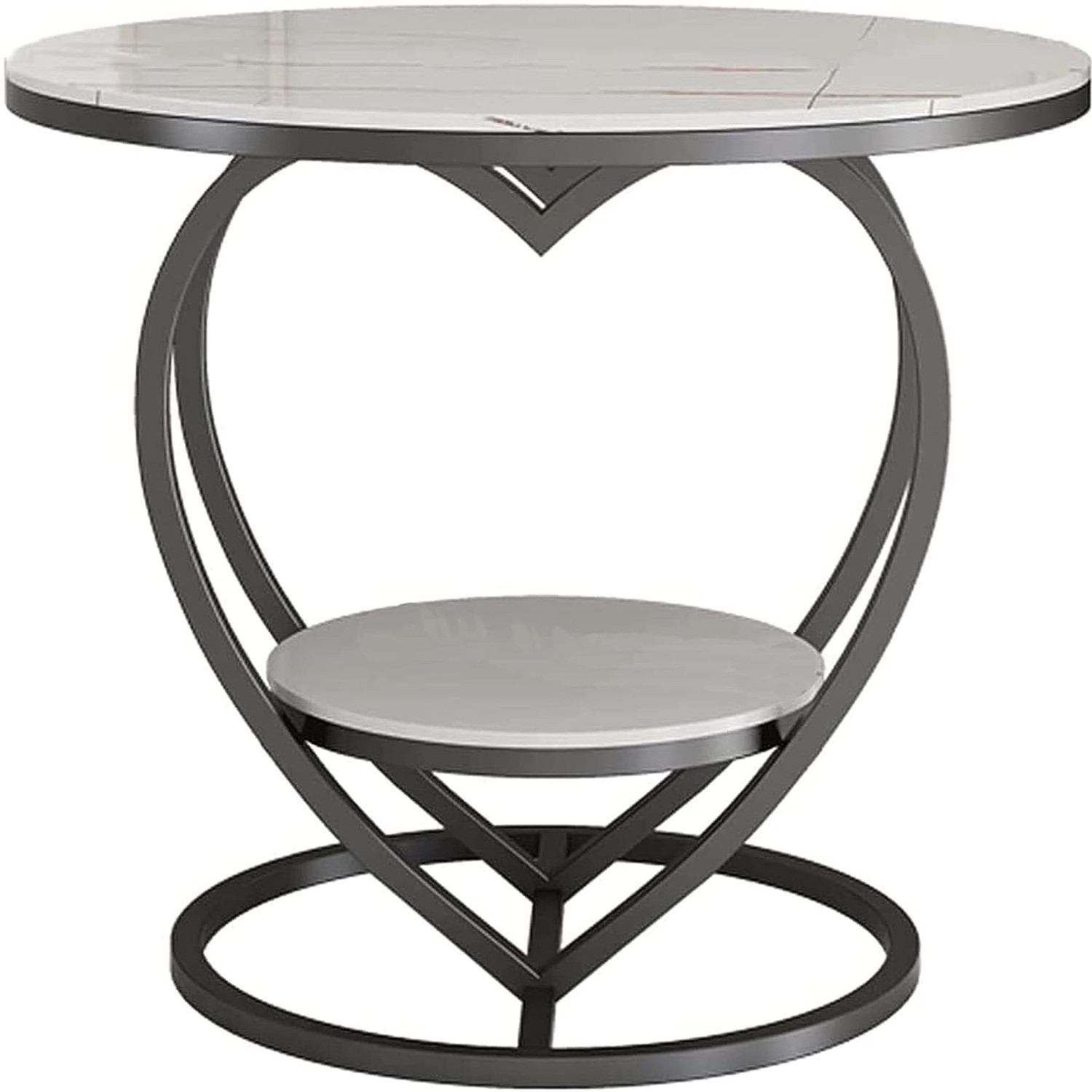 Image of A S Handicrafts Engineered Wood Coffee Table (Finish Color - GOLD, Pre-assembled)
