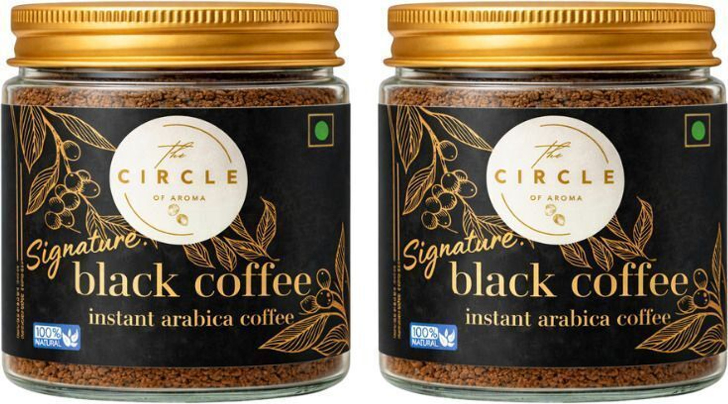 Image of Bold & Brew Pure Instant Coffee Powder | Premium Coffee | Rich Aroma & Strong Taste Instant Coffee (2 x 100 g, Pure Flavoured)