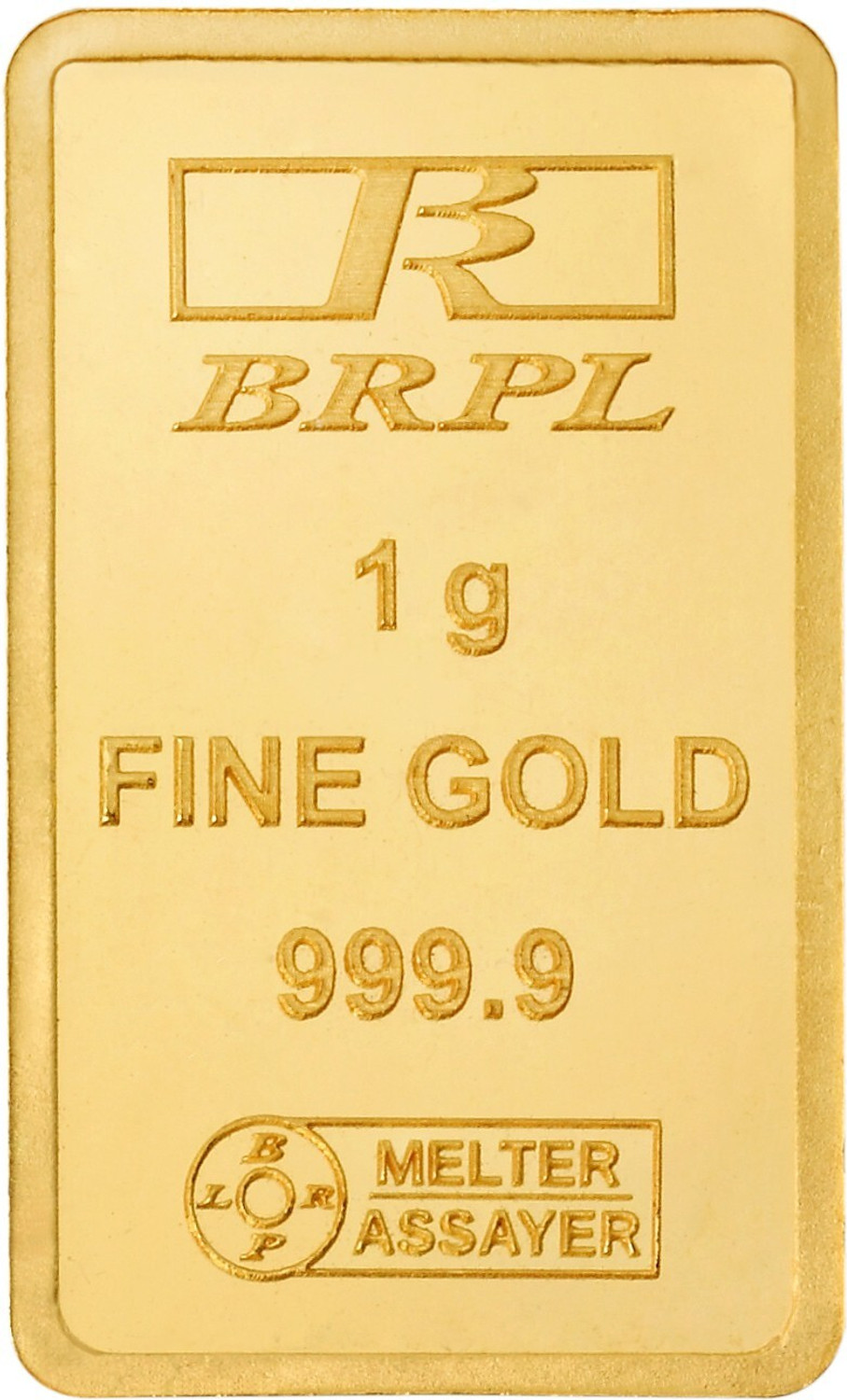 Bangalore Refinery 1g 24K Gold Bar - Image 1