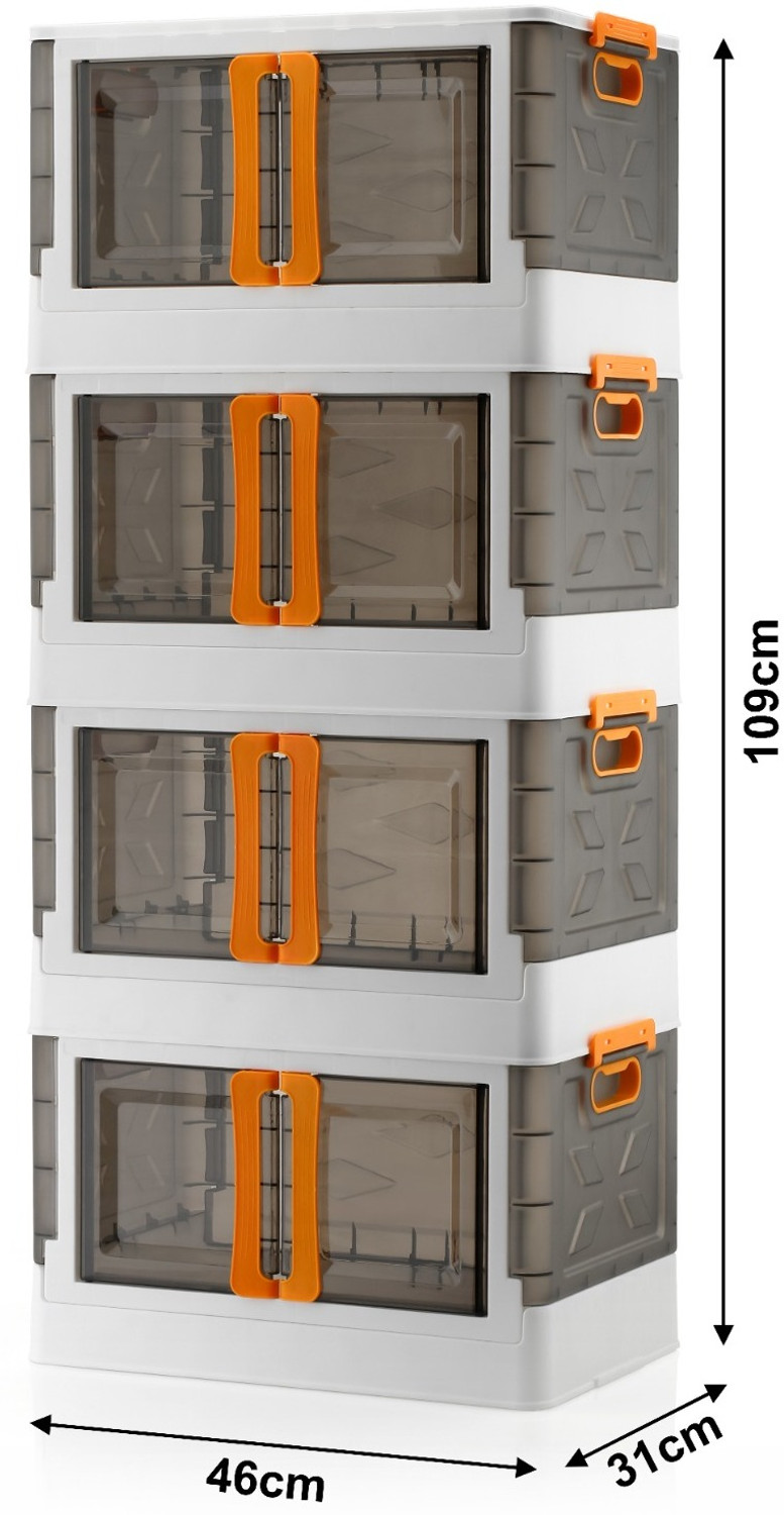 Image of MAXTID multi layer Storage Cabinet for Neat Arrangement Storage Box (Pink)
