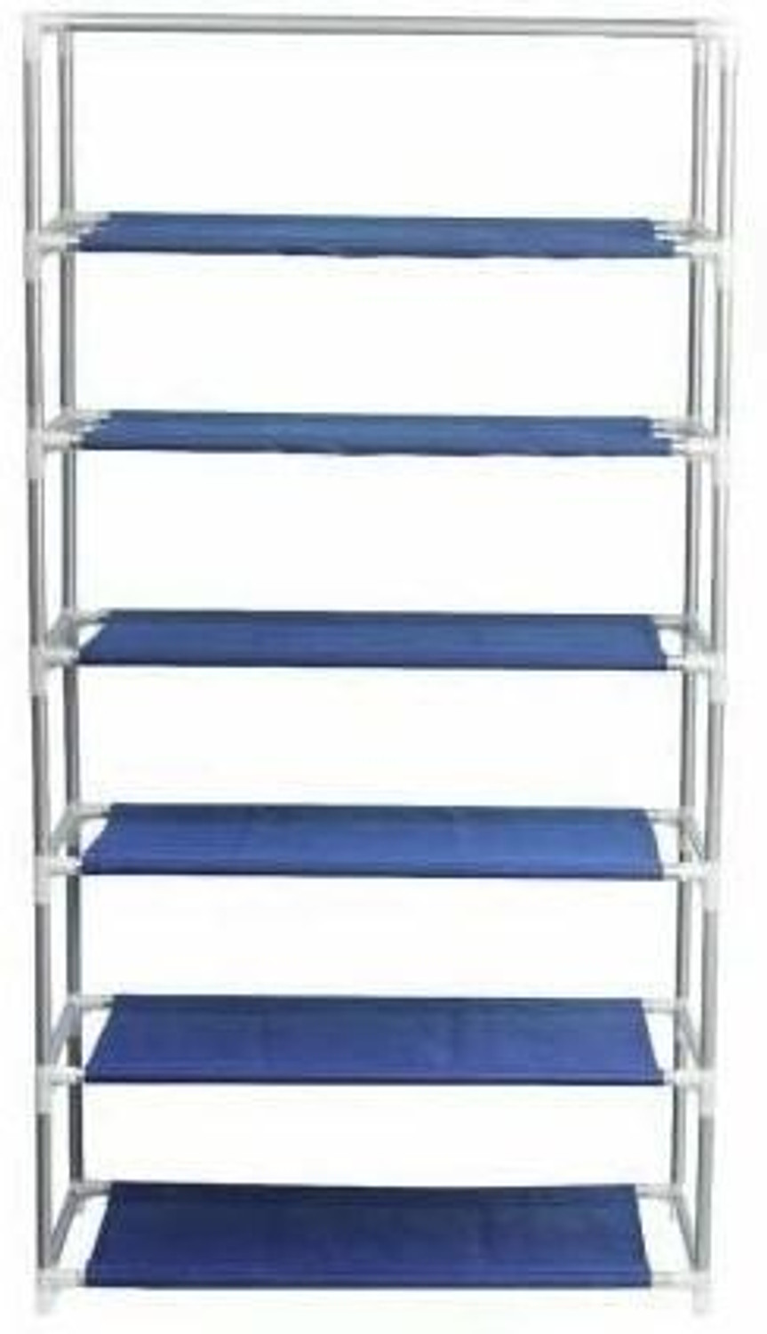 Image of APNEK SpaceSaver Fabric Collapsible Wardrobe PP Collapsible Wardrobe (Finish Color - Grey, DIY(Do-It-Yourself))