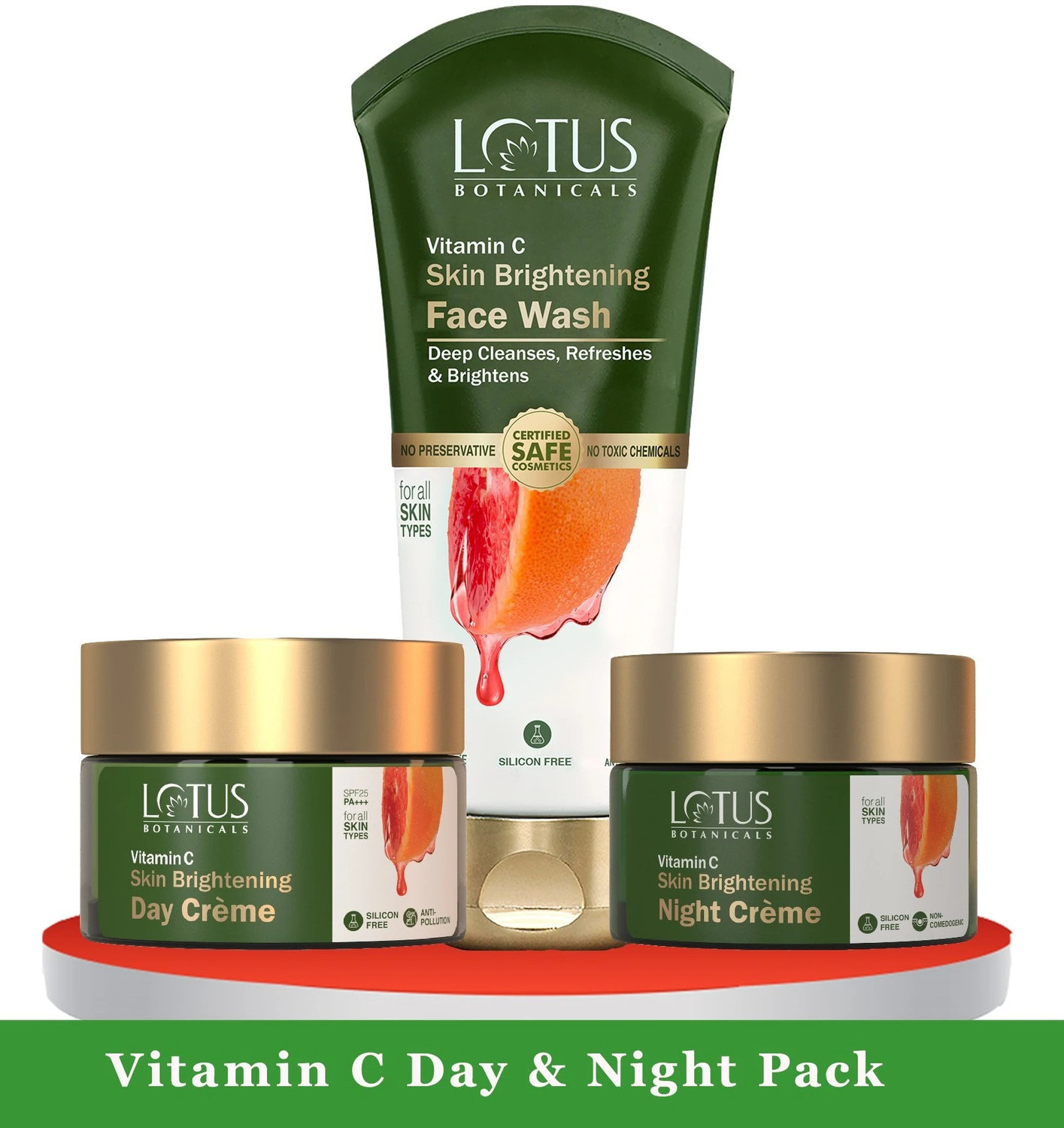 Image of LOTUS Derma Botanics Ampoule Creme & Blemish Free Face Wash (2 Items in the set)