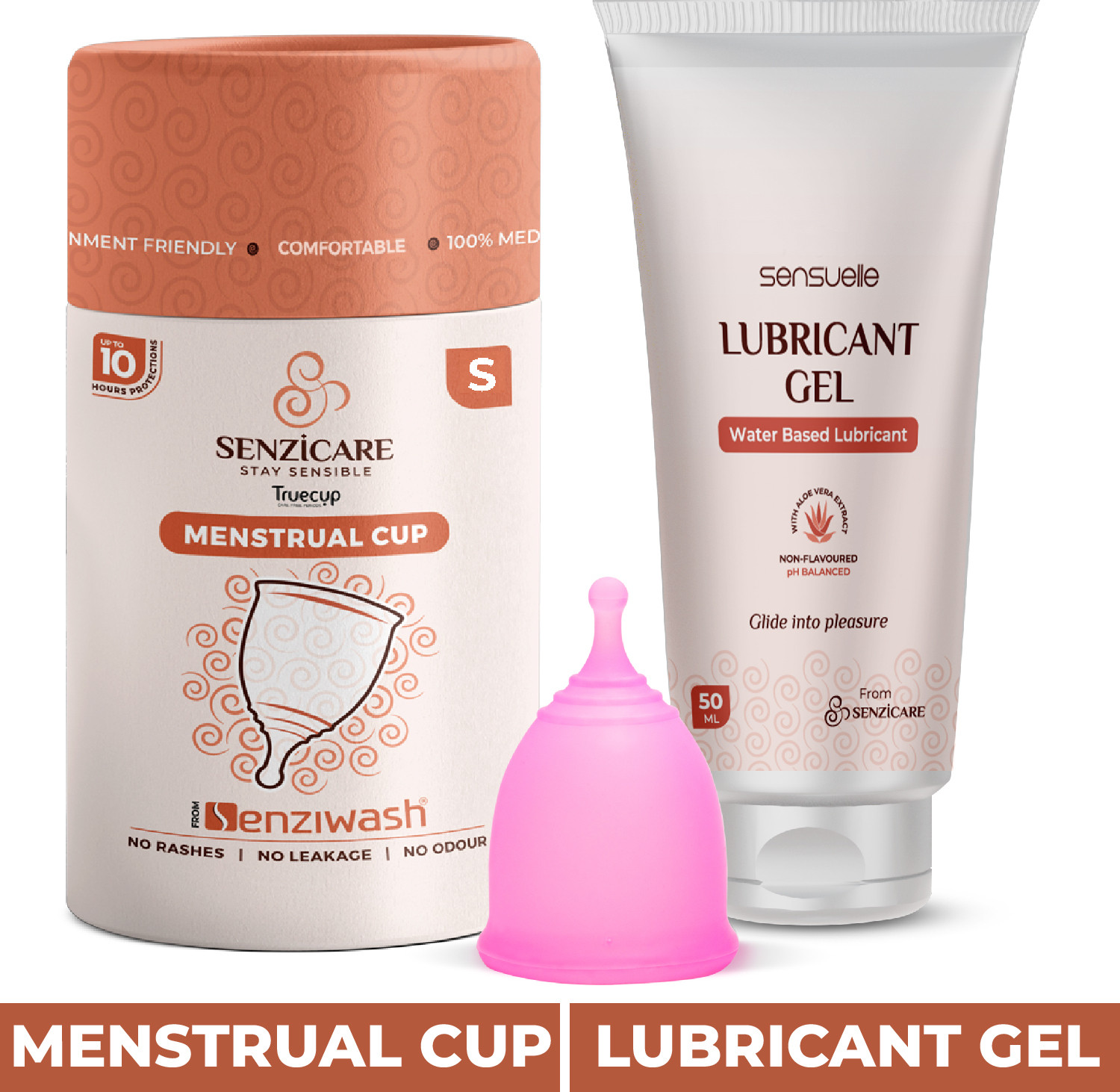 Image of FemiSafe Menstrual Cup and Lubricant 50 ml Combo (1 Items in the set)