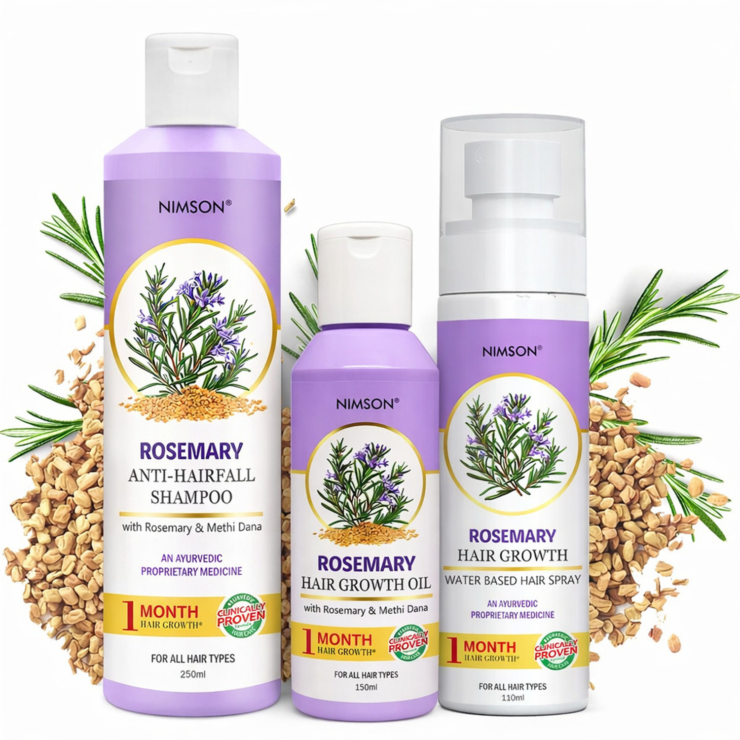 Image of NEUD Goat Milk Shampoo & Hair Conditioner Combo for Men & Women - 300ml Each (1 Items in the set)