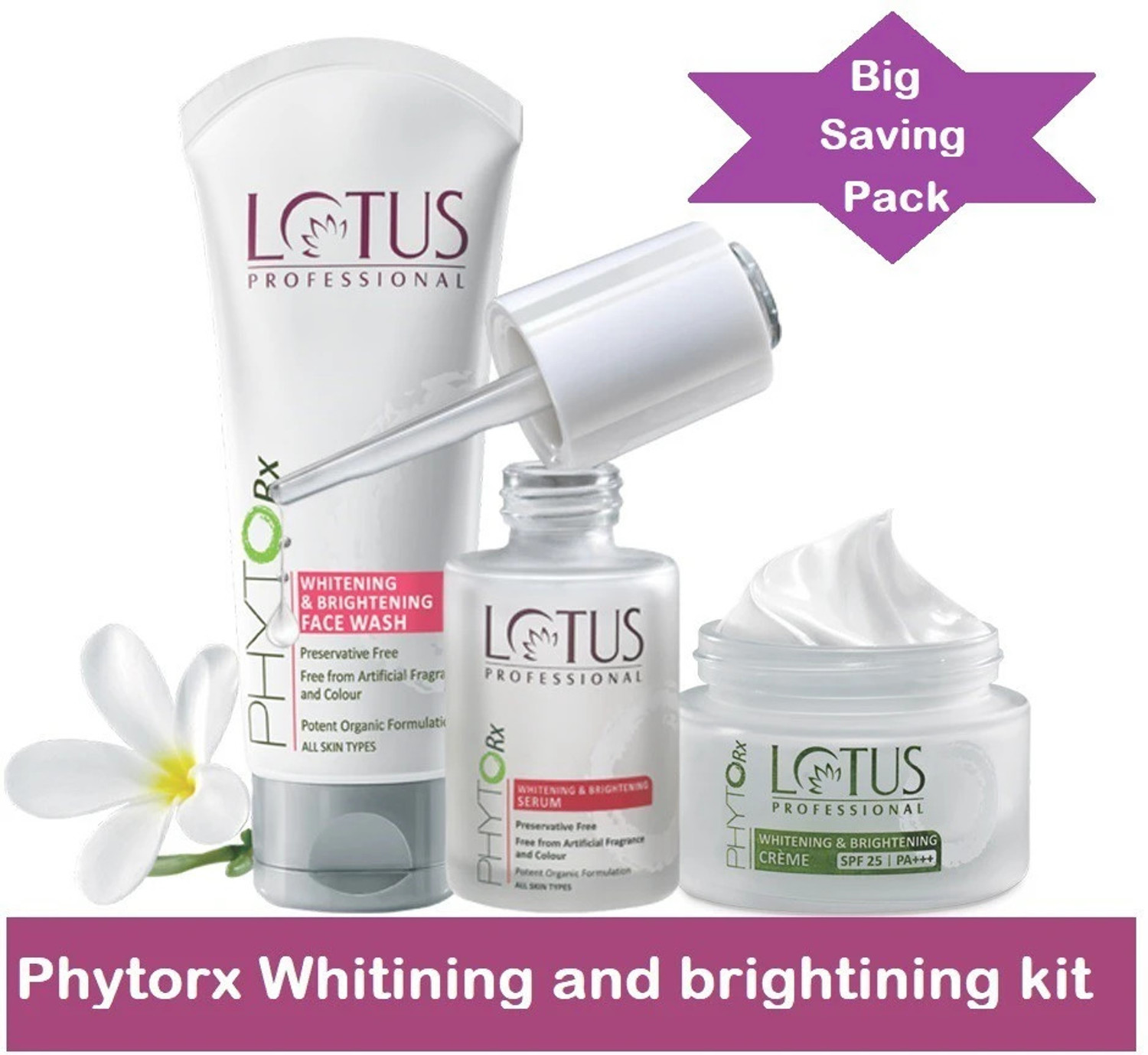 Image of LOTUS Derma Botanics Ampoule Creme & Blemish Free Face Wash (2 Items in the set)