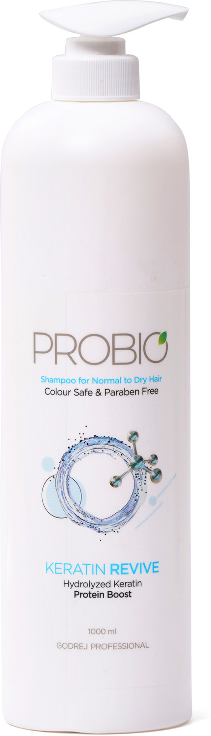 Image of Godrej Professional Probio Keratin Rich shampoo for normal to dry hair (1000 ml)