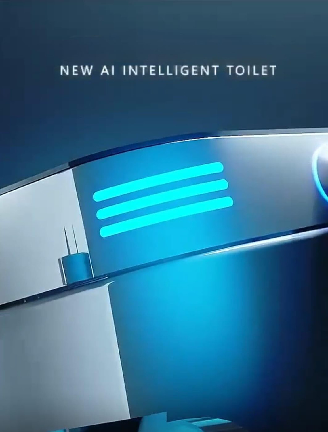 Image of Givmore LUXURY SMART TOILET WITH REM OTE CONTROL (H870-700x410x440mm) H870 Western Commode (White)