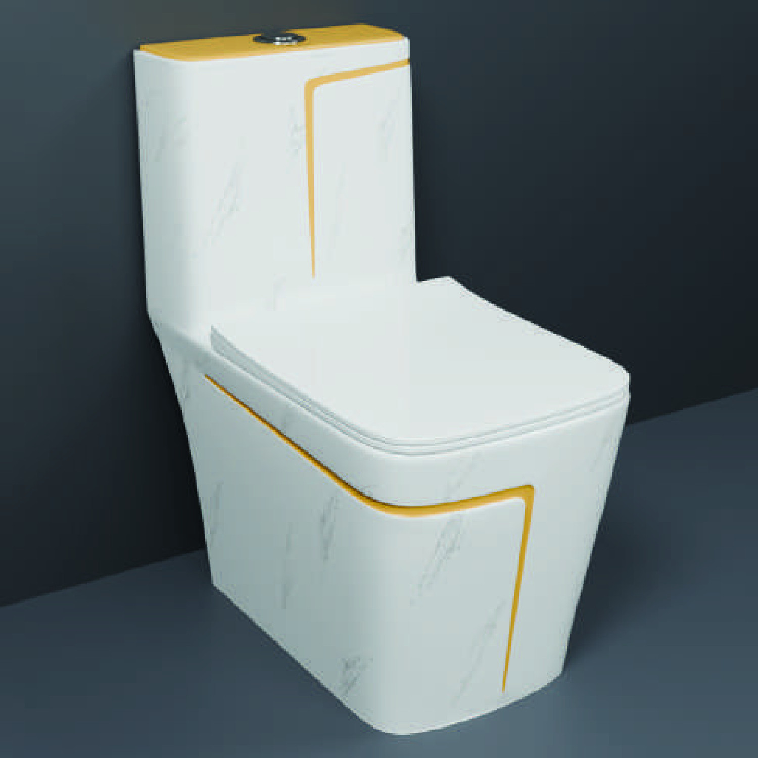 Image of Givmore LUXURY SMART TOILET WITH REM OTE CONTROL (H870-700x410x440mm) H870 Western Commode (White)