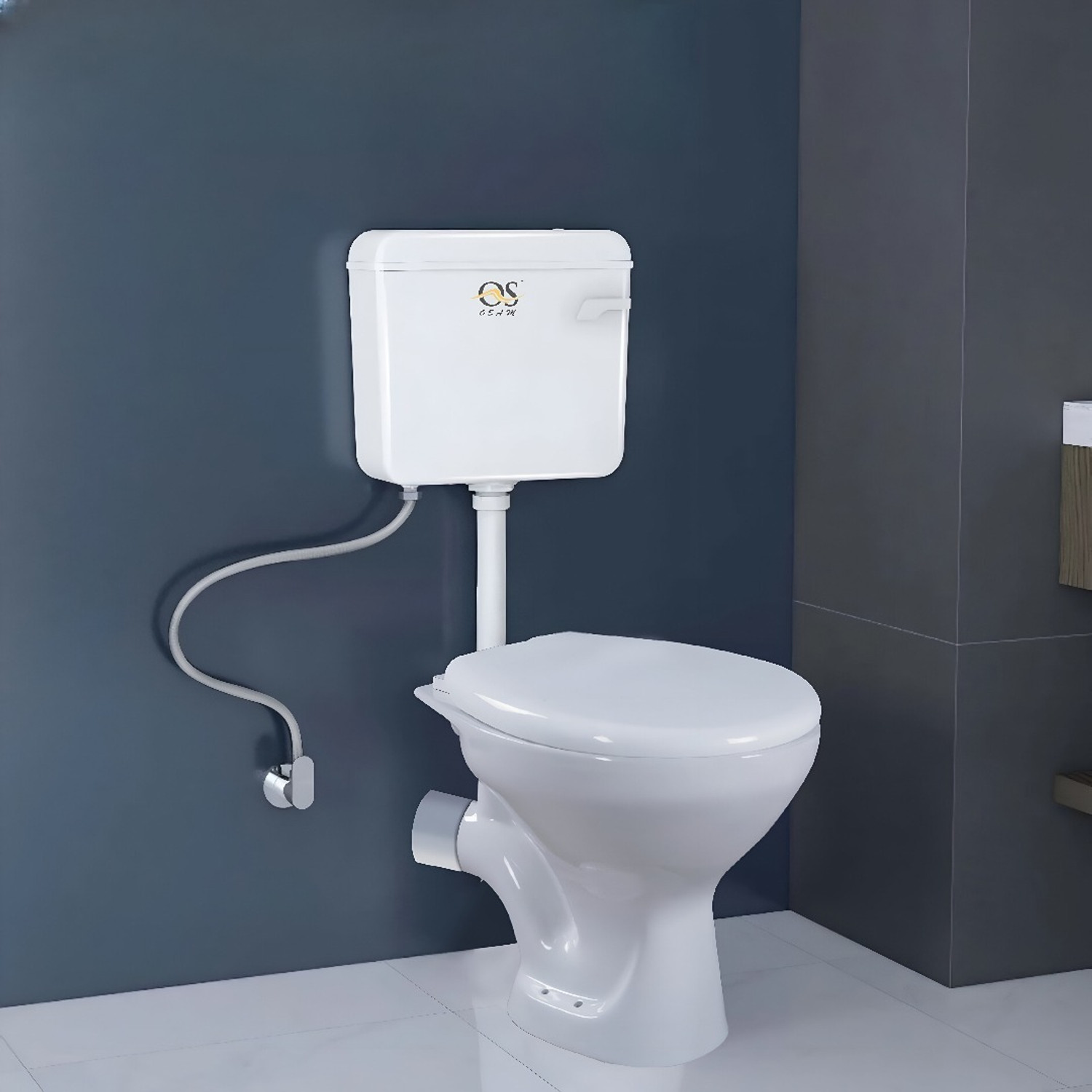 Image of Givmore LUXURY SMART TOILET WITH REM OTE CONTROL (H870-700x410x440mm) H870 Western Commode (White)
