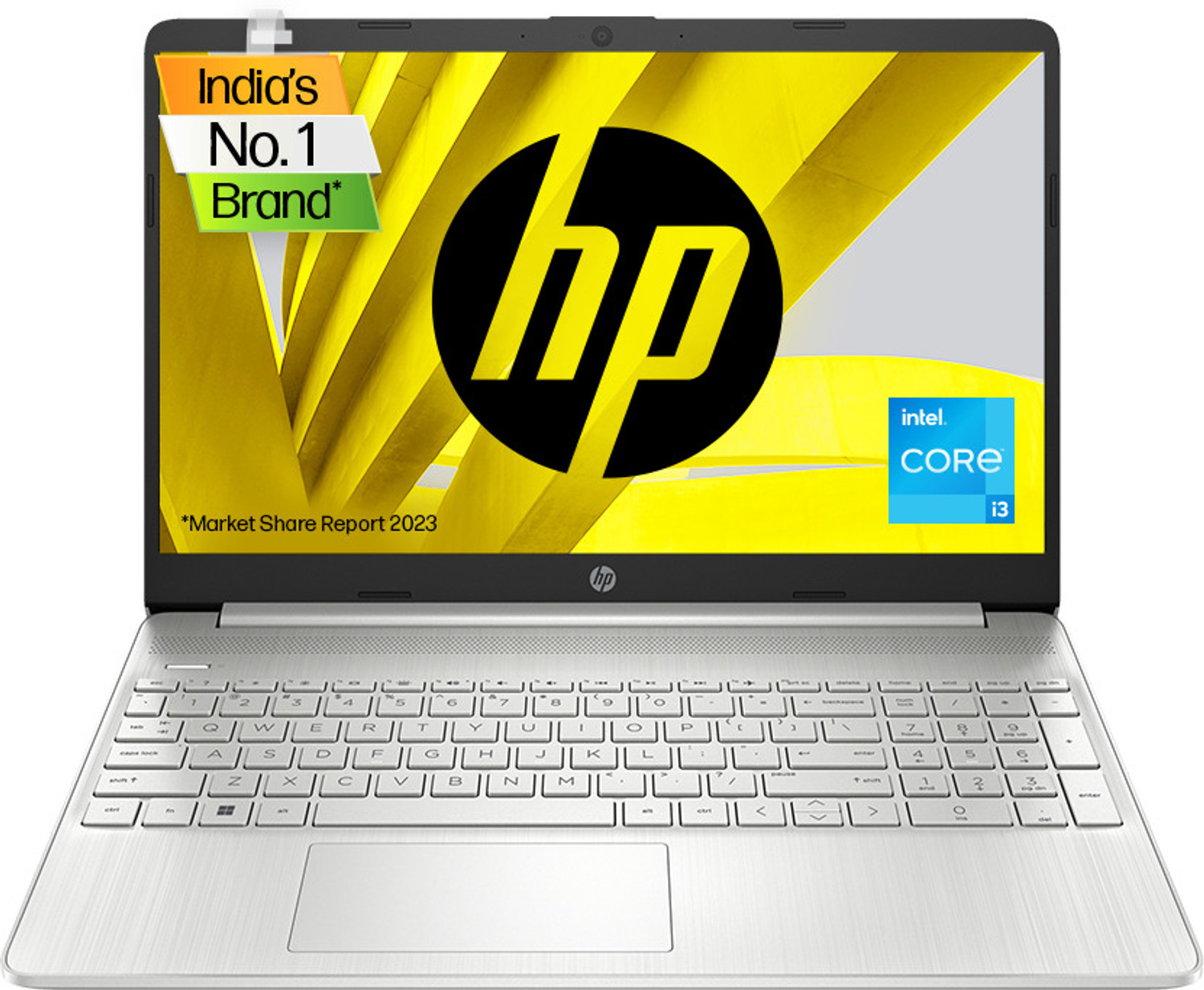Image of HP Intel Core i5 5th Gen 5200U - (4 GB /1 TB HDD /Windows 10 Home /2 GB Graphics) 15-ac123tx Laptop (15.6 Inch, Turbo SIlver, 2.19 kg)