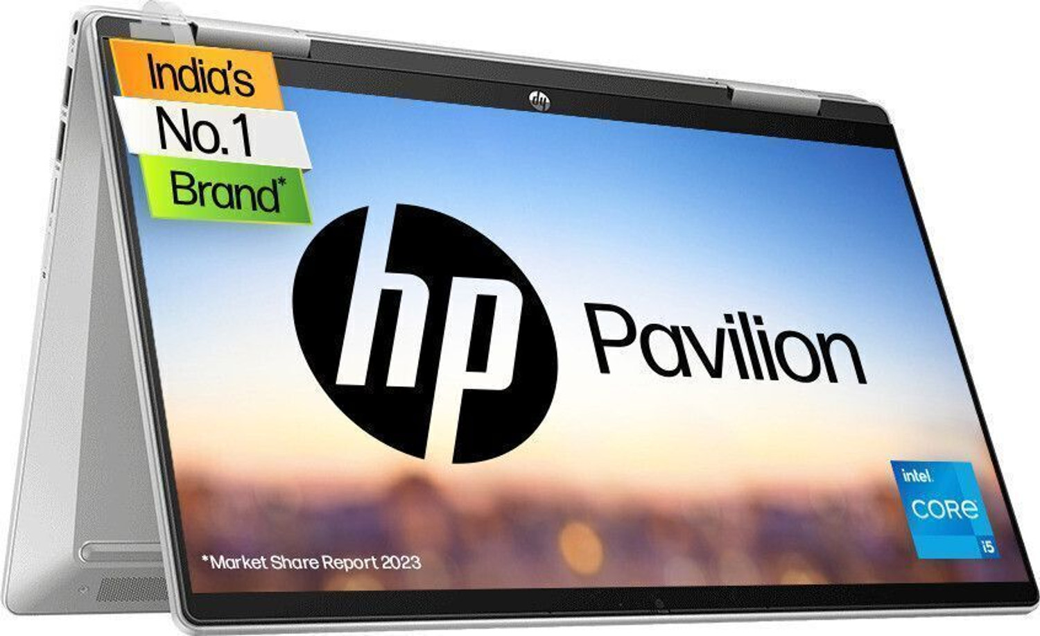 Image of HP Intel Core Ultra 9 9th Gen 288V - (32 GB /2 TB SSD /Windows 11 Home) C88U8PA 2 in 1 Laptop (14 inch, Blue, With MS Office)
