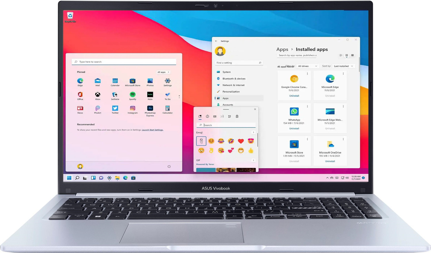 Image of ASUS VIvobook 15 Intel Core i5 13th Gen - (8 GB /512 GB SSD /Windows 11 Home) X1504VA-NJ523WS Thin and Light Laptop (15.6 inch, Quiet Blue, With MS Office)