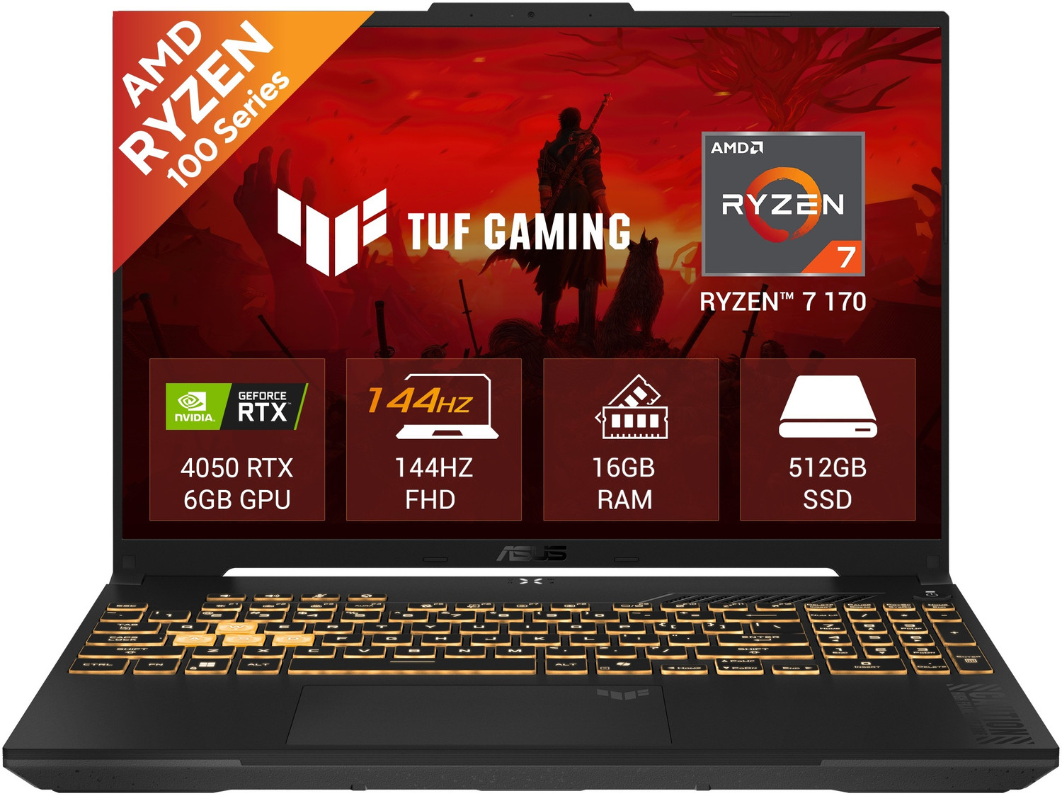Image of ASUS FX505DY AMD Ryzen 5 Quad Core 7th Gen - (8 GB /512 GB SSD /Windows 10 /4 GB Graphics /AMD Radeon AMD RADEON RX560X) FX505DY-BQ024T Gaming Laptop (15.6 Inch, Black Plastic)