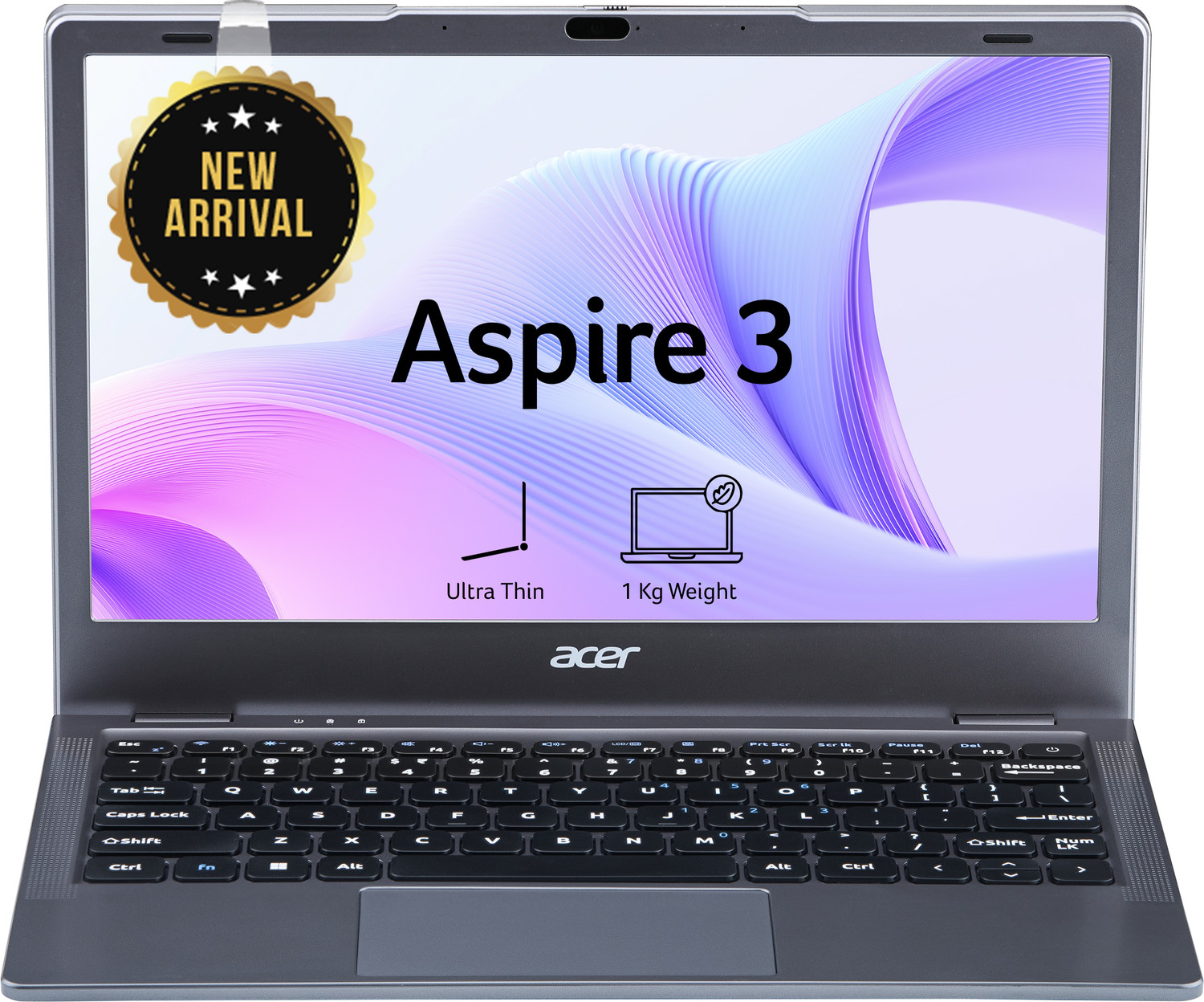 Image of Acer Aspire ES 15 AMD APU Dual Core E1 E1-2500 - (4 GB /1 TB HDD /Windows 10 Home) Laptop (15.6 Inch, Diamond Black, 2.4 kg)