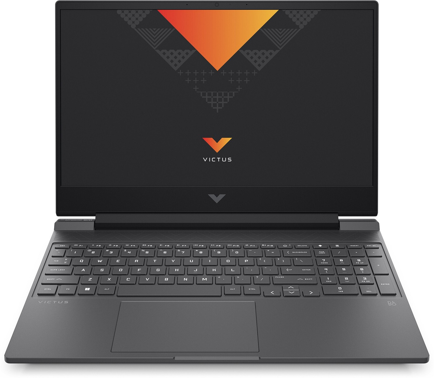 Image of HP Victus Intel Core i5 14th Gen 14450HX - (16 GB /512 GB SSD /Windows 11 Home /6 GB Graphics /NVIDIA GeForce RTX 3050) 16-r1705TX Gaming Laptop (16.1 Inch, Mica Silver, Black Chrome Logo, 2.31 Kg, With MS Office)