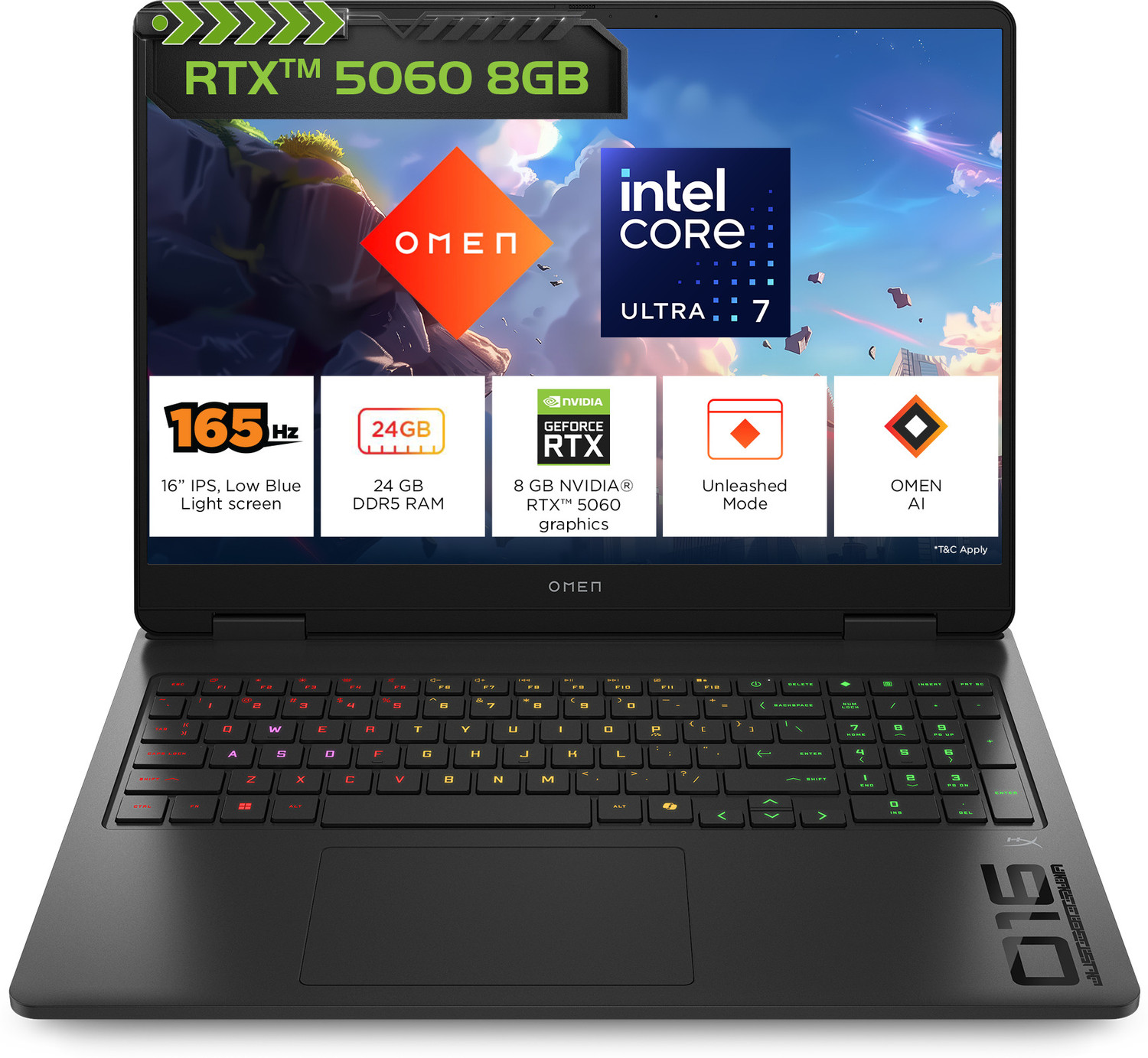 HP OMEN Slim 255H 24GB 1TB SSD RTX 5060 - Image 1